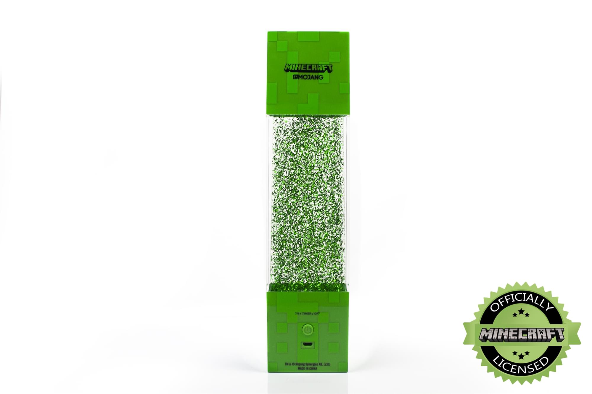 Sparkling Minecraft Creeper Motion Light - 12-Inch LED Mood Lamp