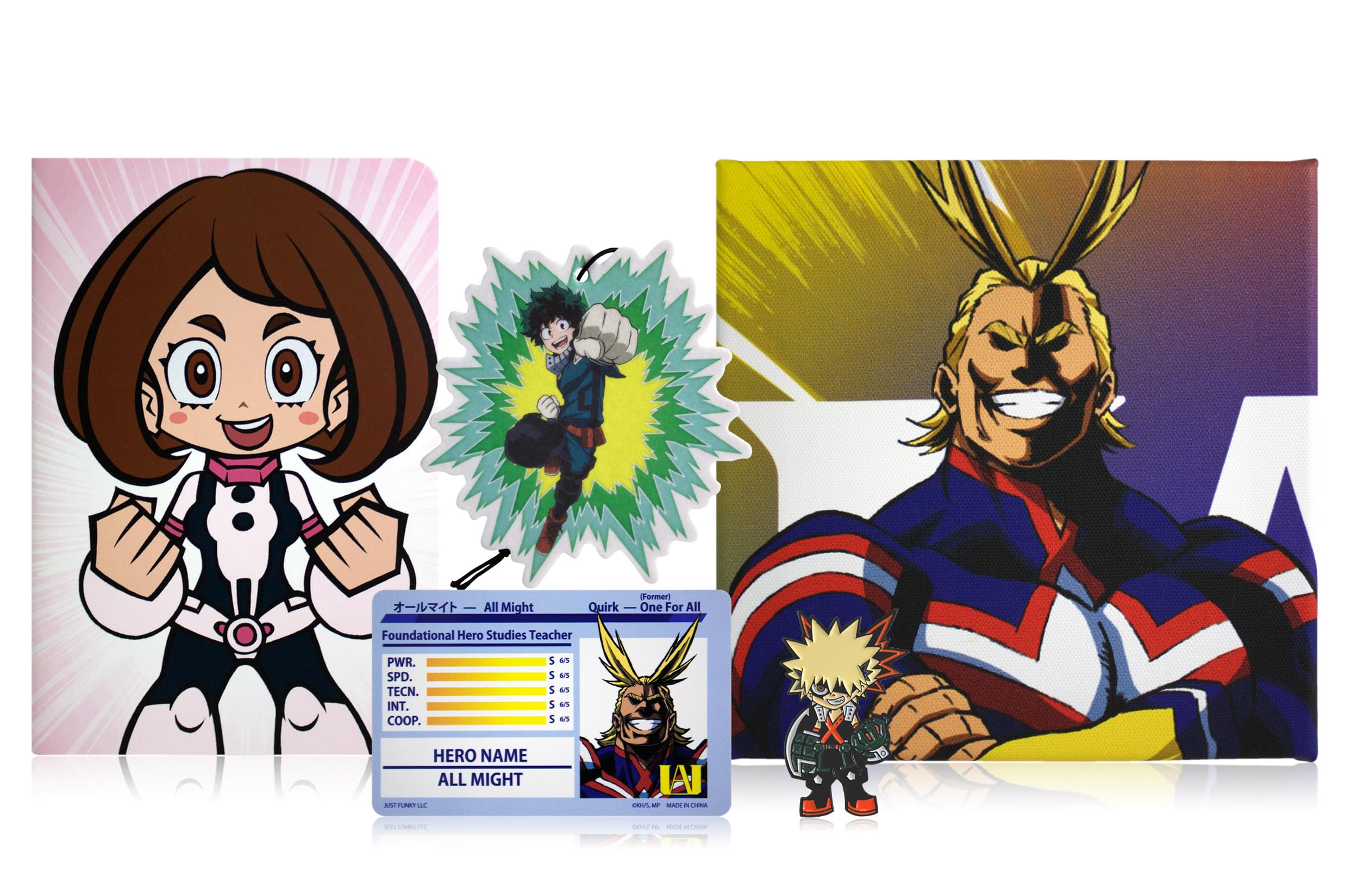 My Hero Academia LookSee Gift Box: 2-Pack Bundle - All Might & Katsuki Bakugo
