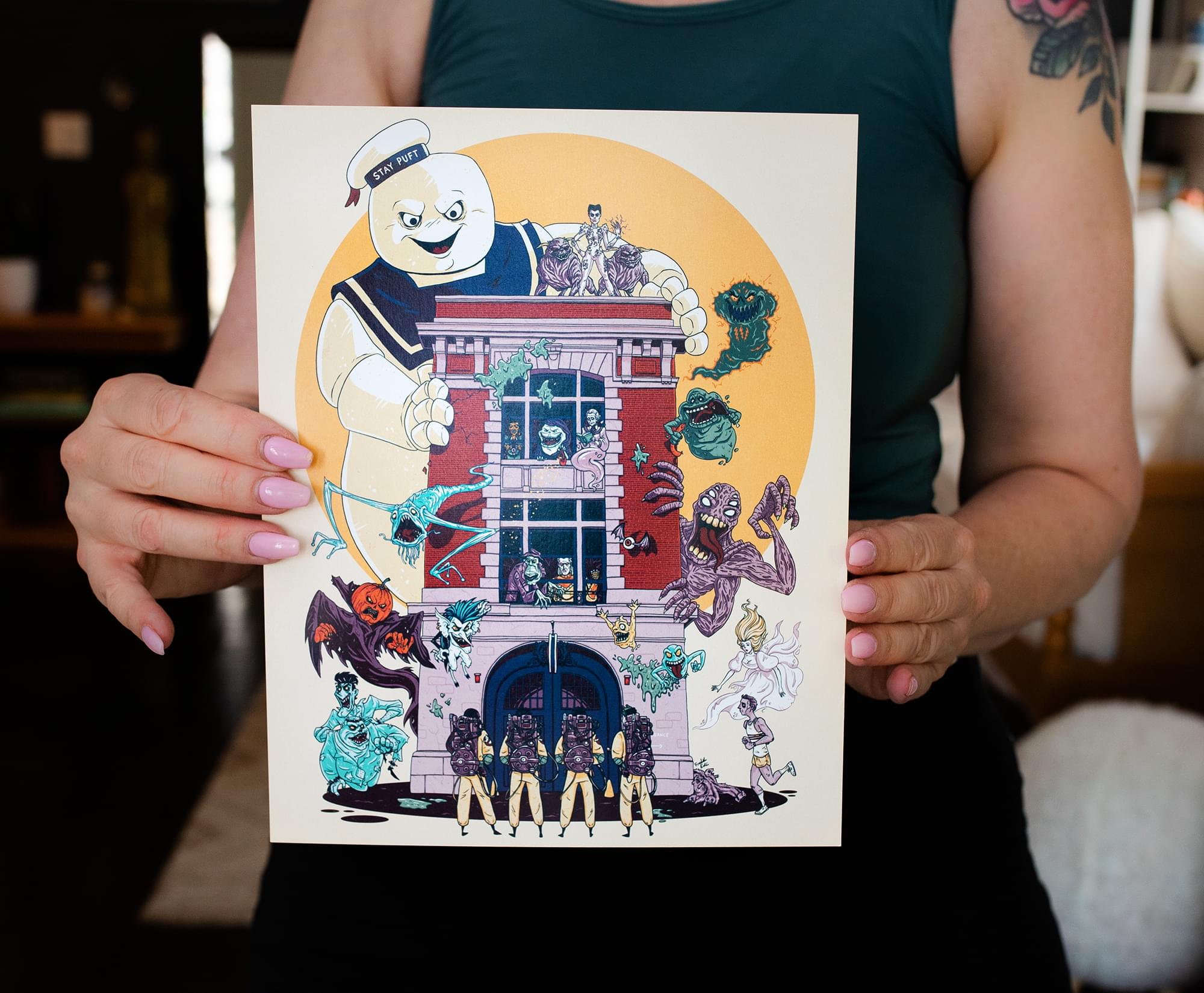 Exclusive Fredrik Eden's 8x10 Art Print of Ghostbusters 2 - A Must-Have for Fans!