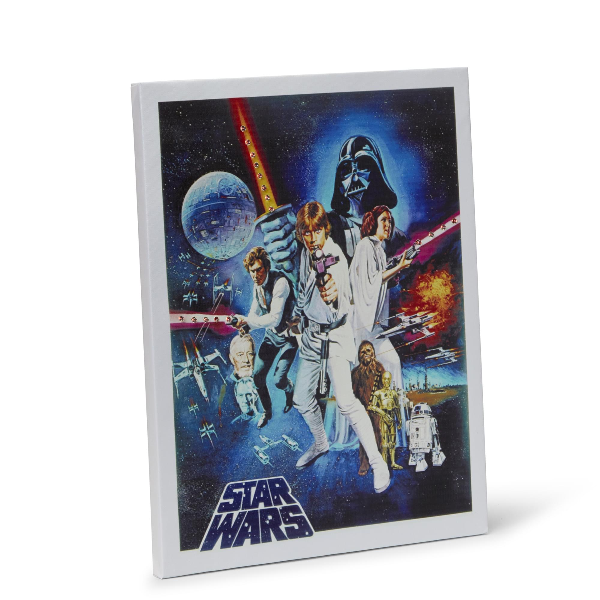 1977 Star Wars Episode IV: A New Hope Unframed 16x20 Wall Canvas Poster