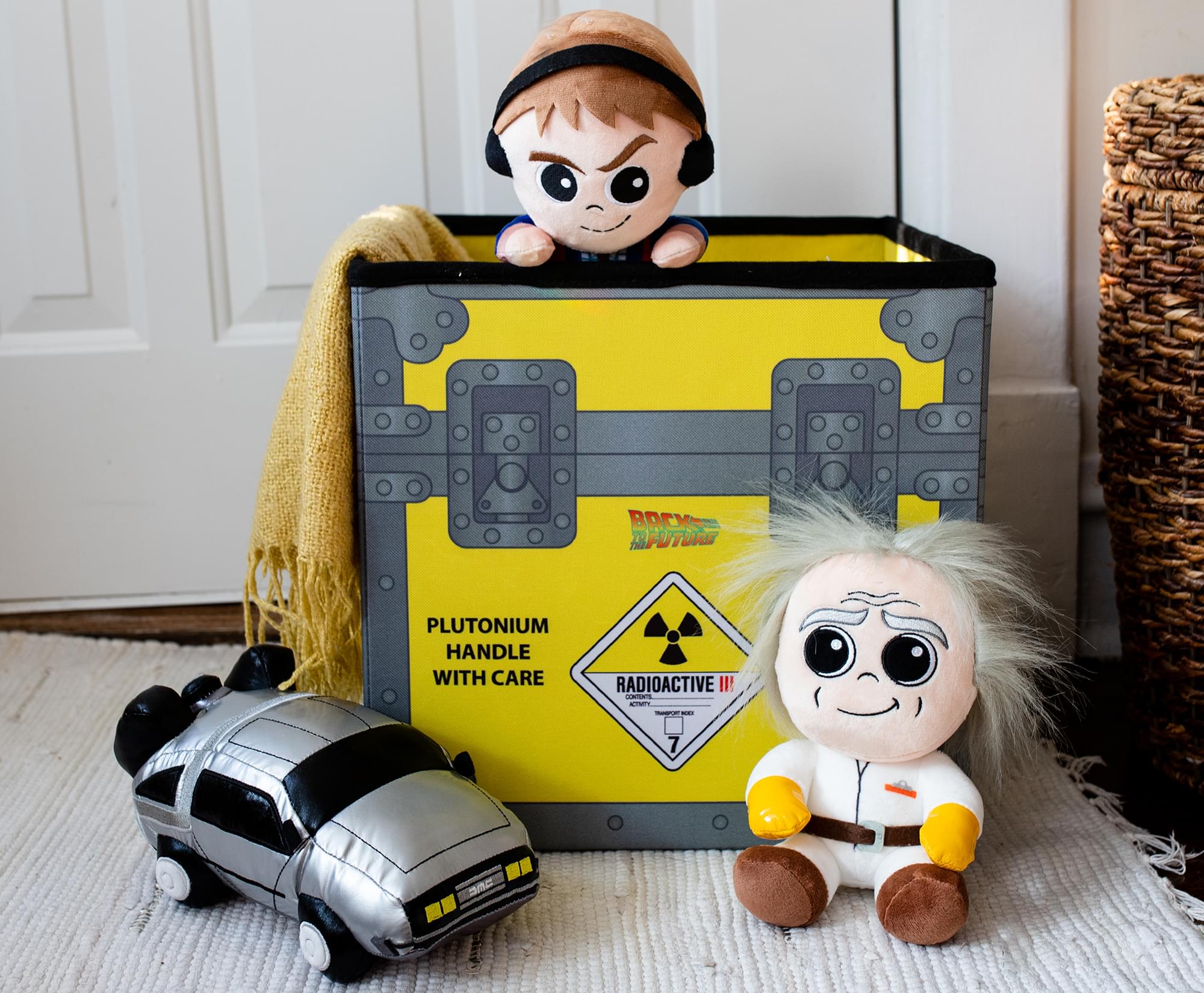 Back to the Future Plutonium Storage Cube Organizer with Lid - 15 Inches