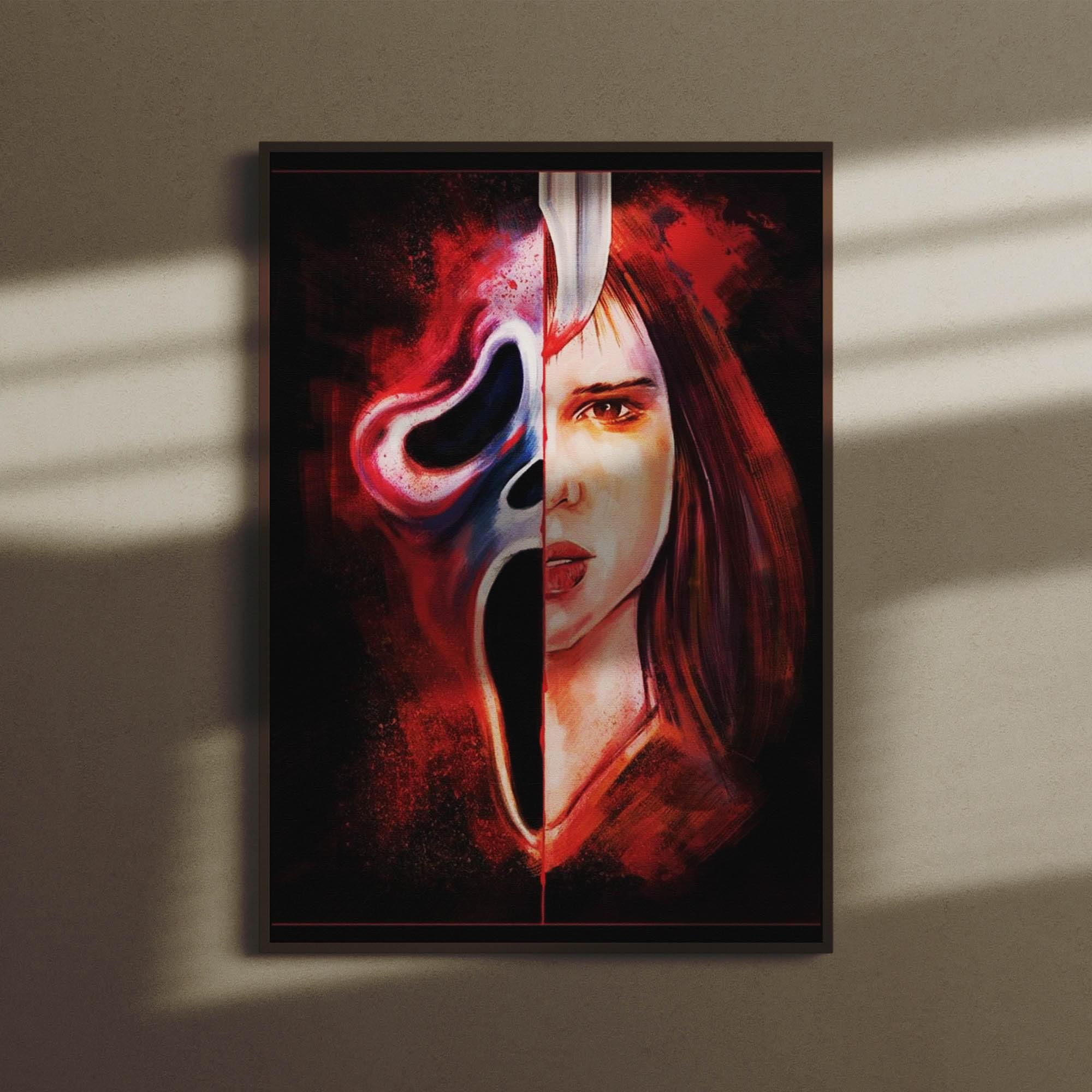 Matthew Therrien's Scream-Inspired 8x10 Art Print: A Tribute to Horror