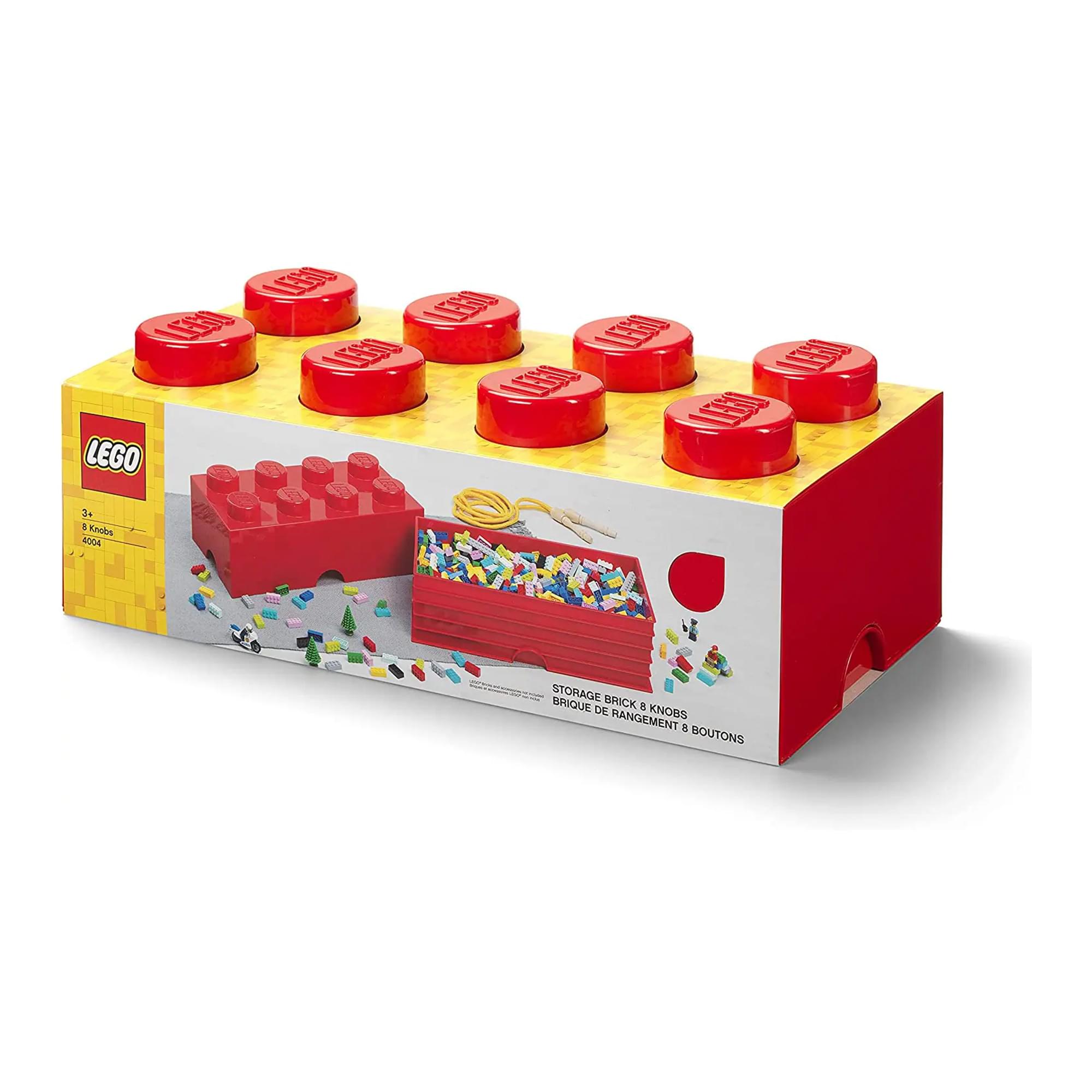 Fun & Functional LEGO - Inspired Storage Brick in Bright Red