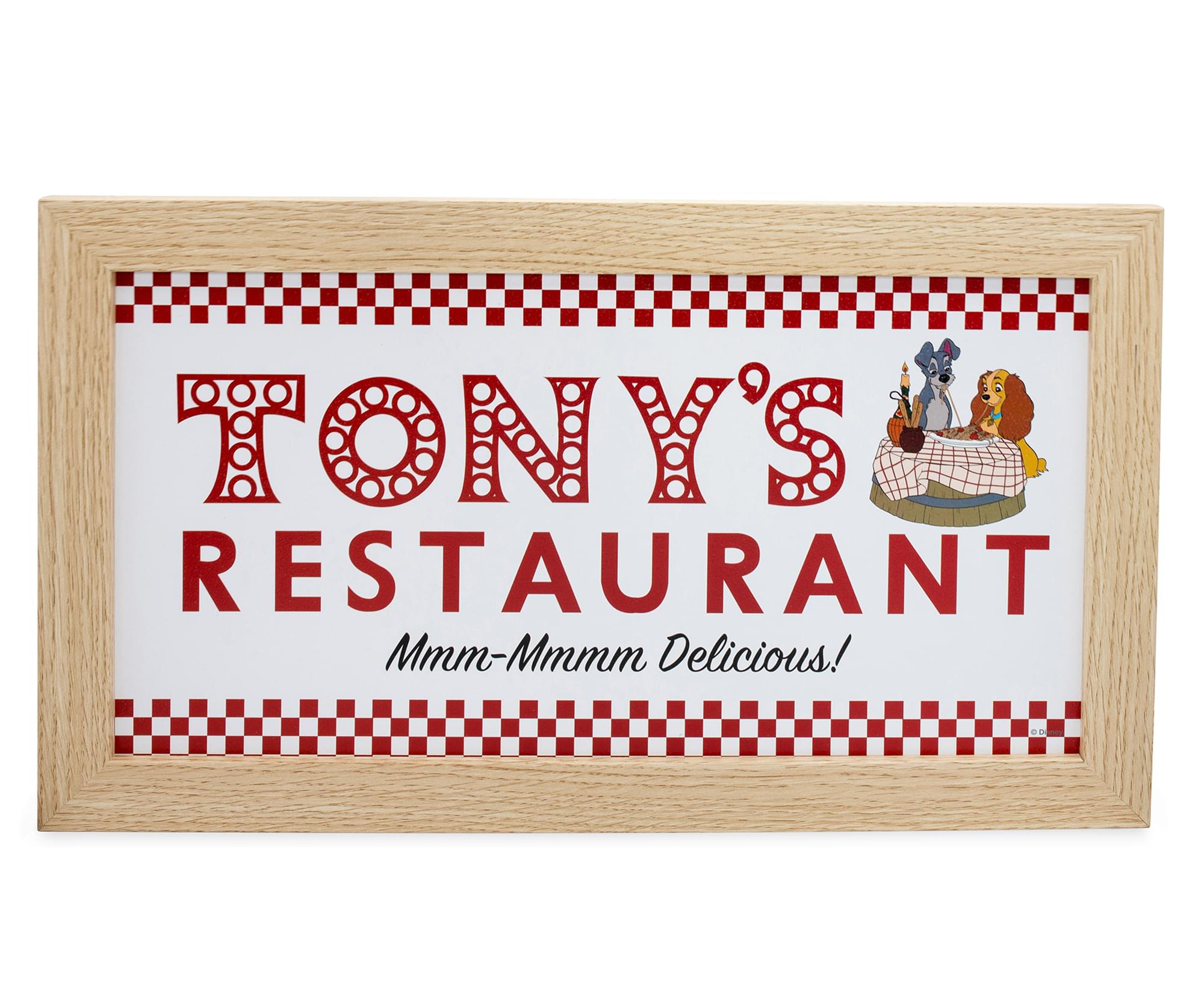 Disney Lady and the Tramp Tony's Restaurant Wall Art - Transform Your Space