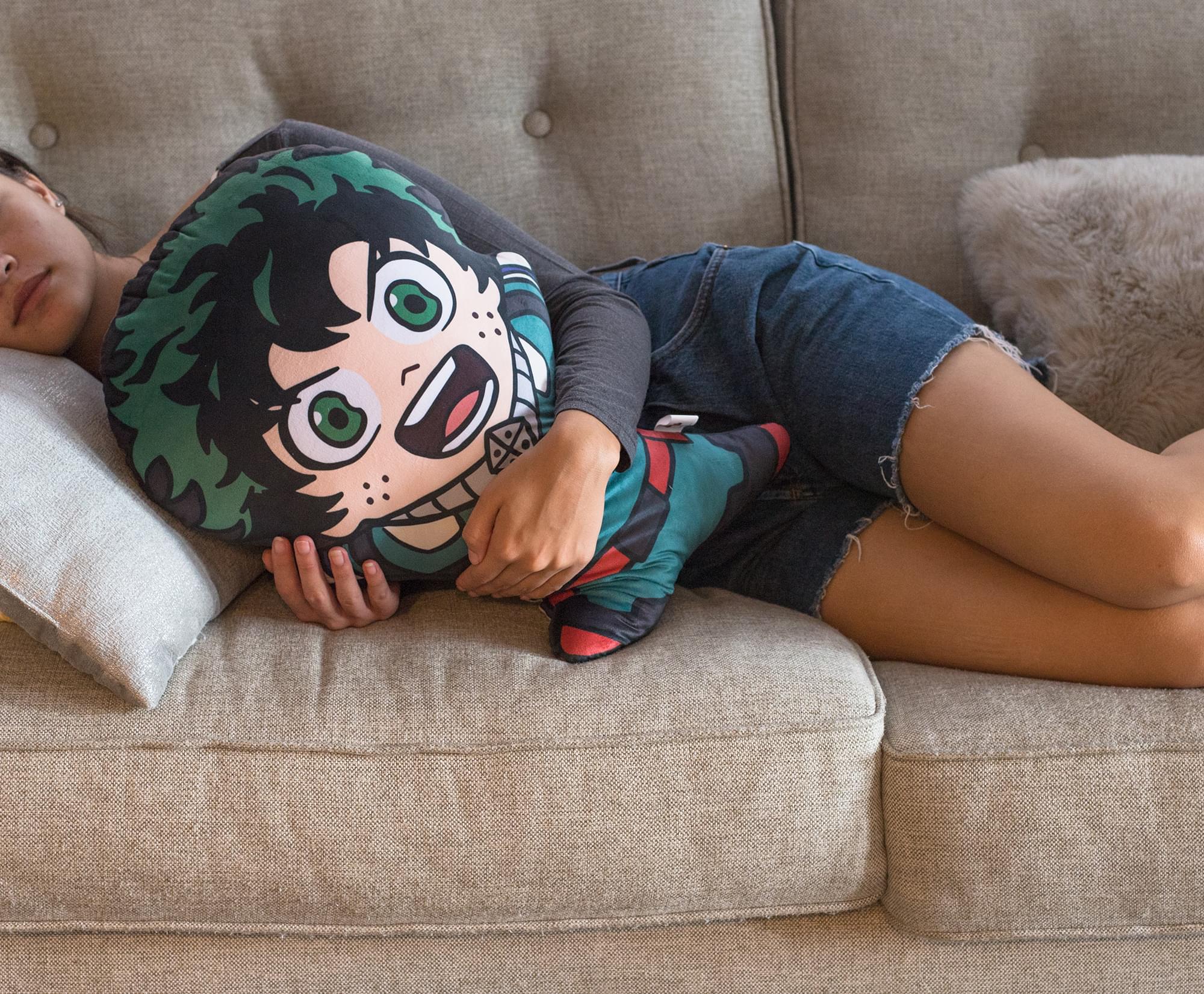 20-Inch My Hero Academia Izuku Midoriya Character Pillow
