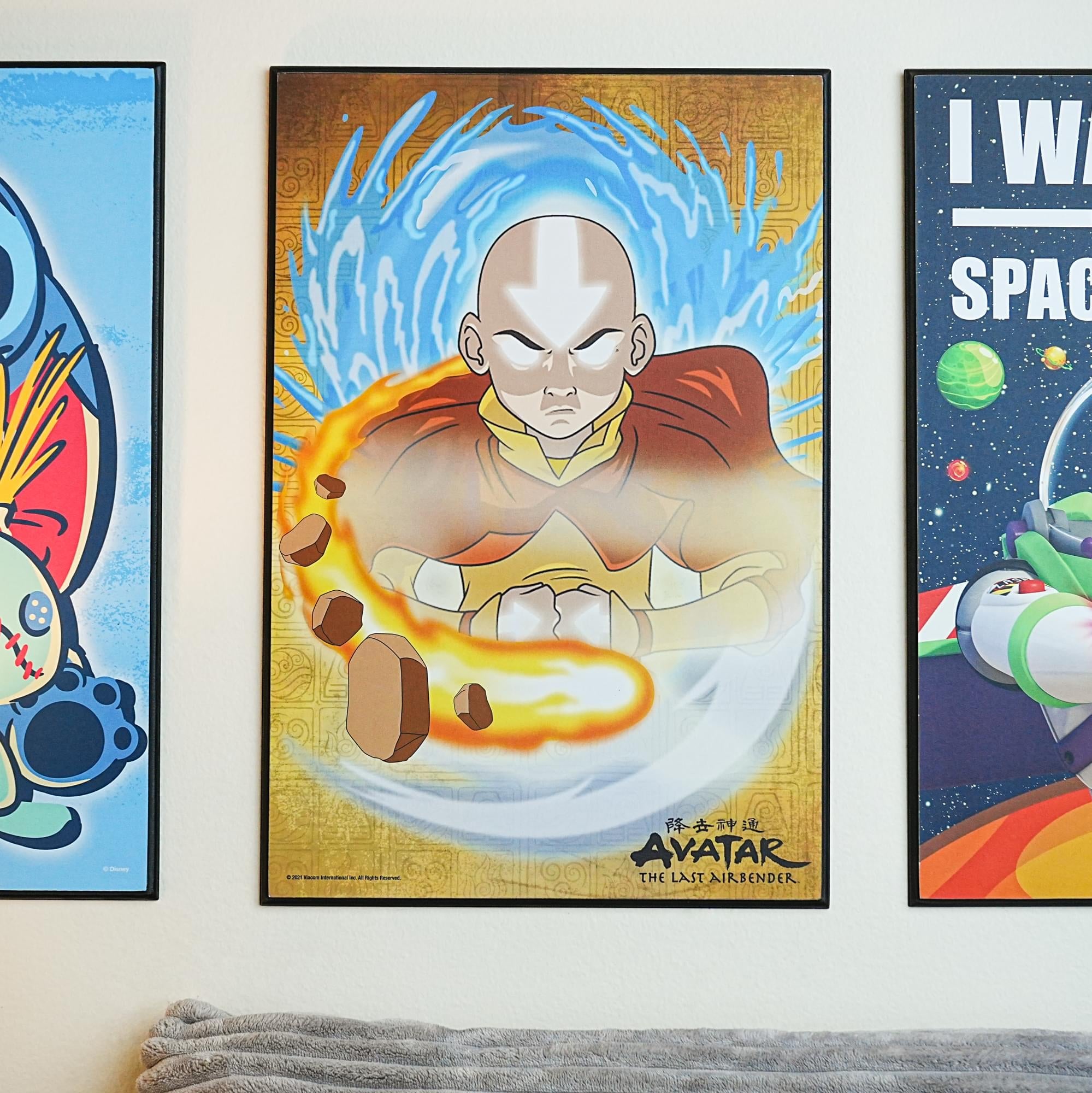 Epic Avatar: The Last Airbender Aang 13 x 19 Inch Wood Wall Art