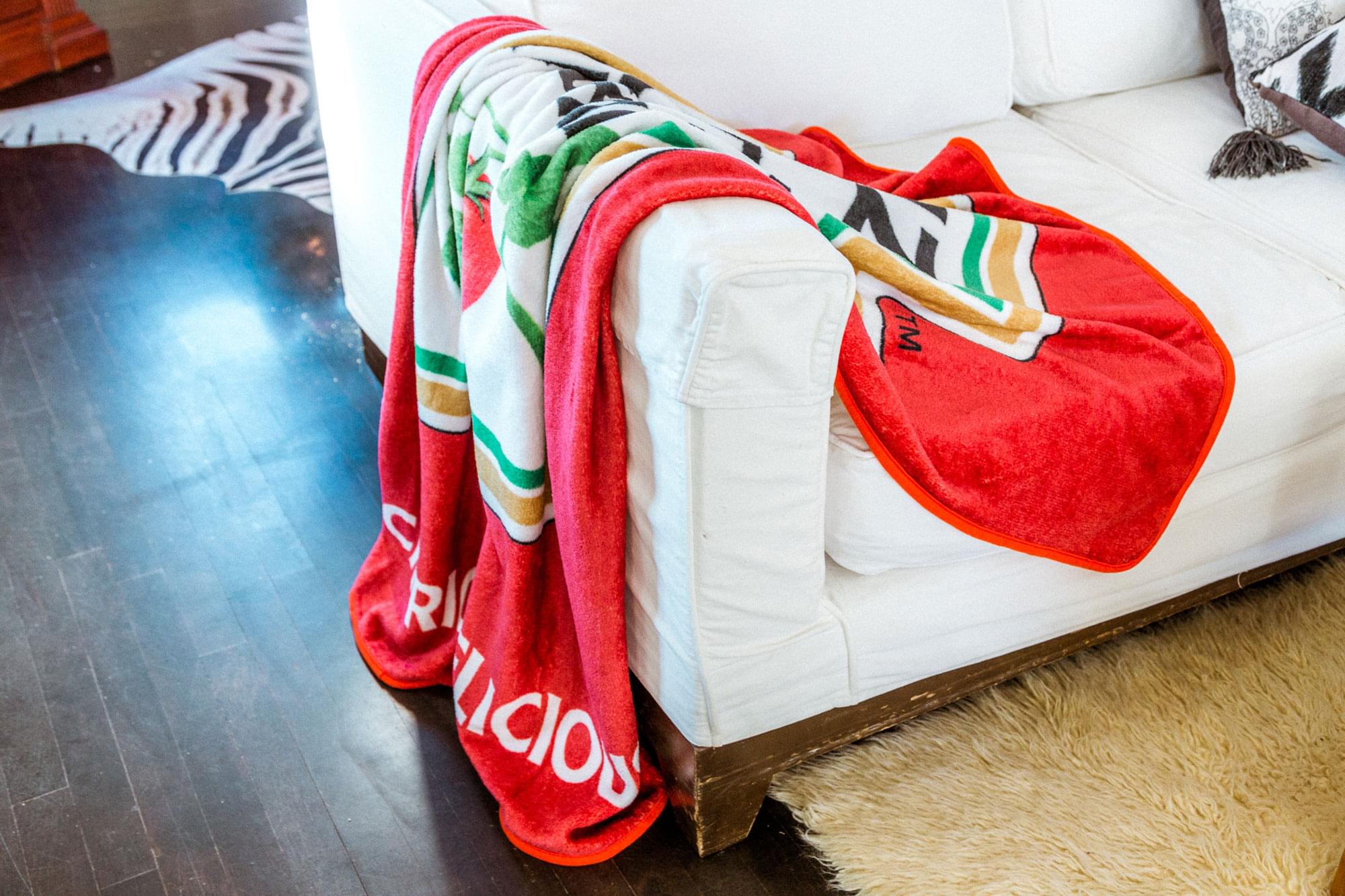 Heinz Ketchup-Inspired Fleece Throw Blanket - 45 x 60 Inches