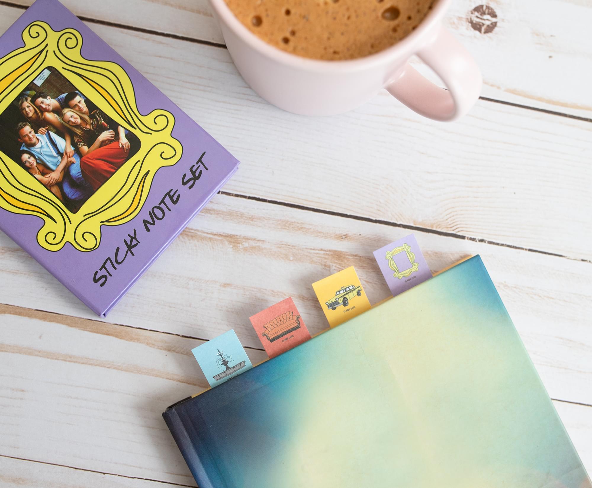 Friends-Inspired Sticky Note & Tab Box Set: Keep the Comedy Close