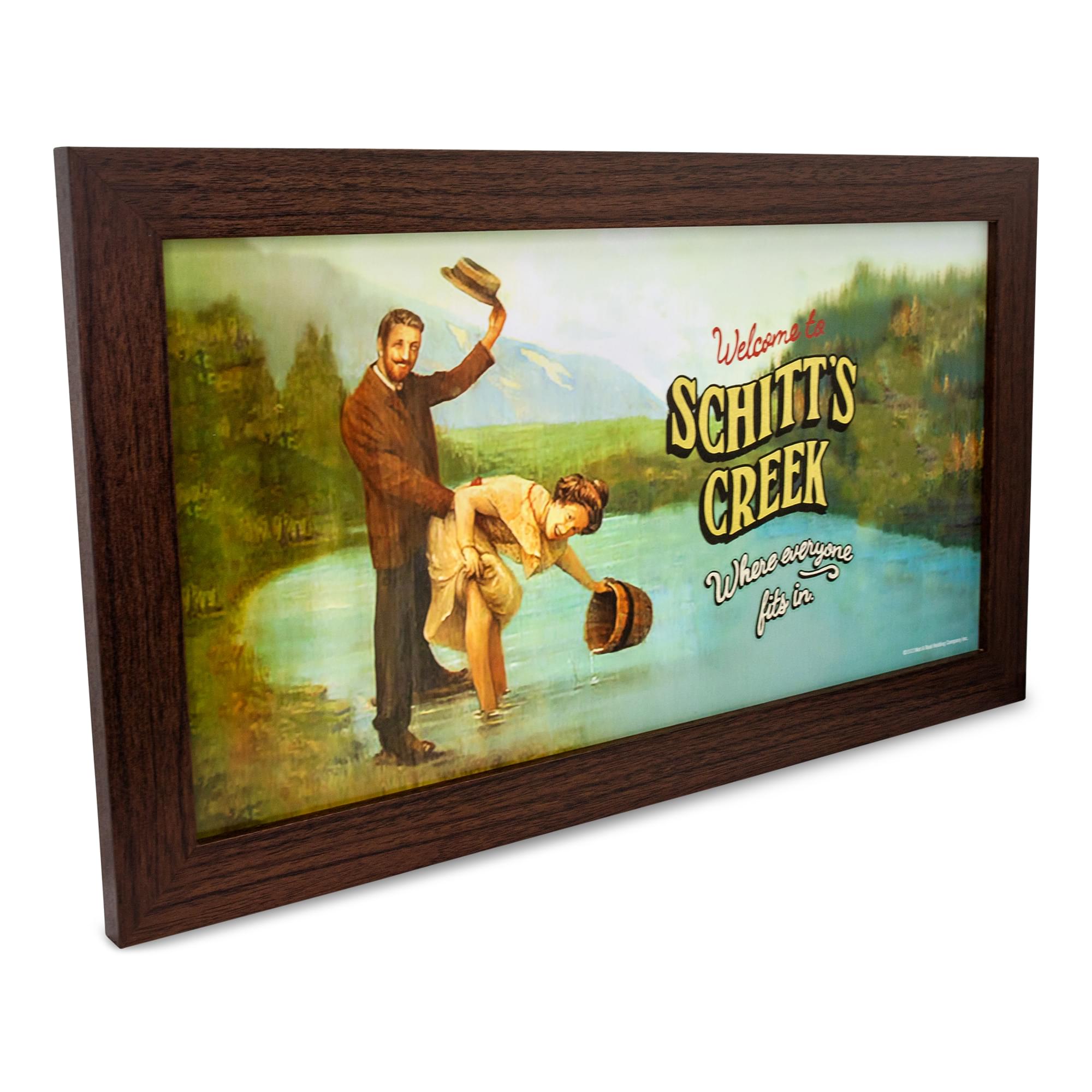 Schitt's Creek Inspired Framed MDF Wall Art - 10 x 18 Inches