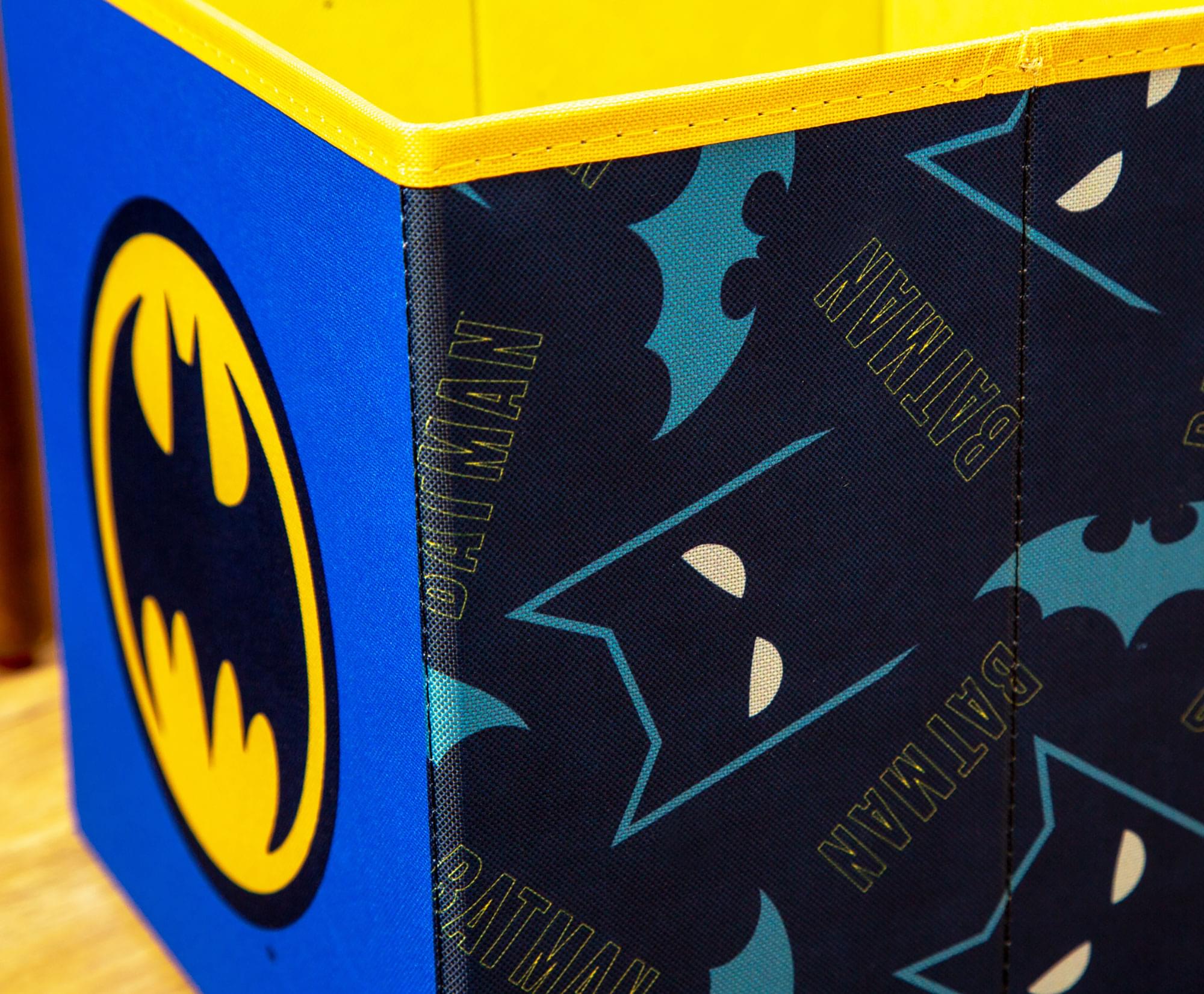 Epic DC Comics Batman Logo 11-Inch Storage Bin Cube Organizer
