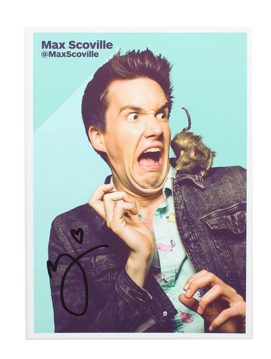 Get Your Hands on the Exclusive Max Scoville 5x7 Autographed Print! (Nerd Block x IGN)