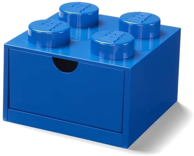 Fun and Functional LEGO Desk Drawer Storage Boxes - Blue