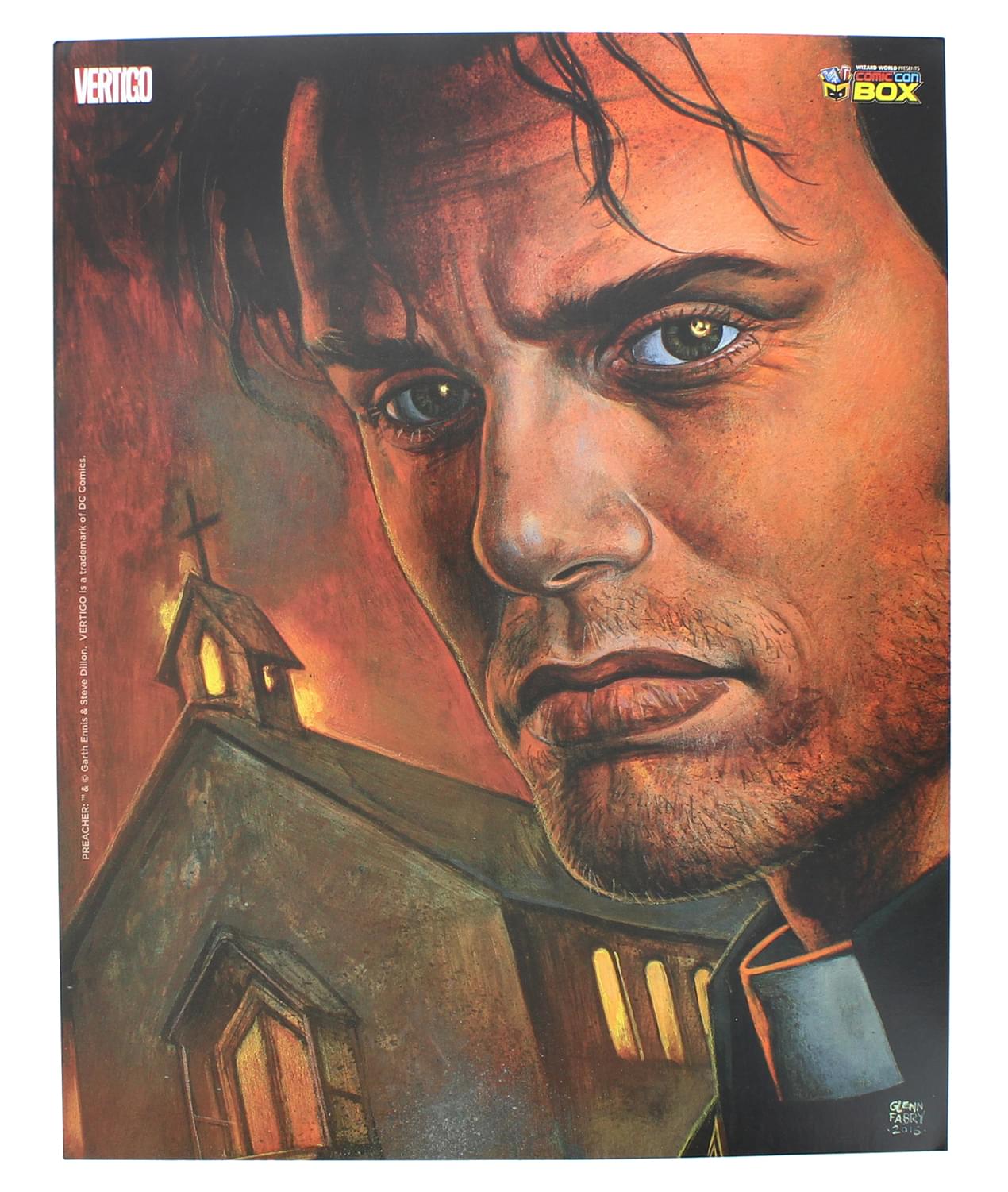 Glenn Fabry's Preacher Limited Edition 8x10 Inch Art Print - A Must-Have for Pop Culture Enthusiasts!