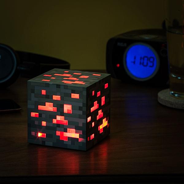 Illuminating Minecraft Redstone Ore Night Light