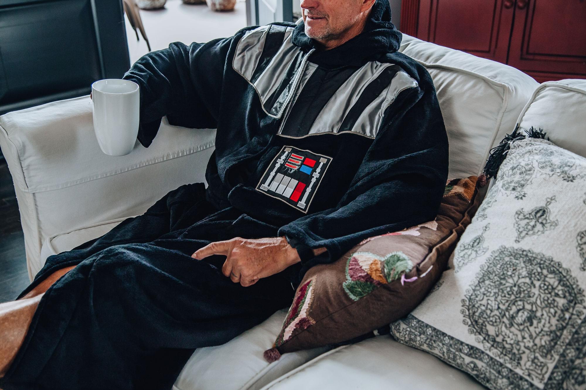 Embrace the Dark Side with Our Star Wars Darth Vader Hooded Bathrobe for All