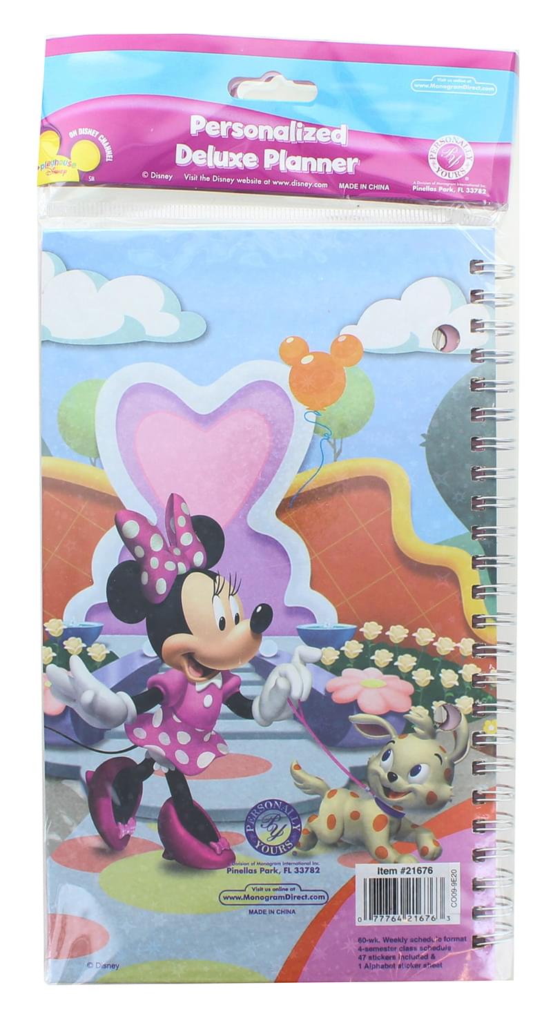 Magical Disney Minnie Mouse Clubhouse Personalized Deluxe Planner - Your Dream Planning Companion