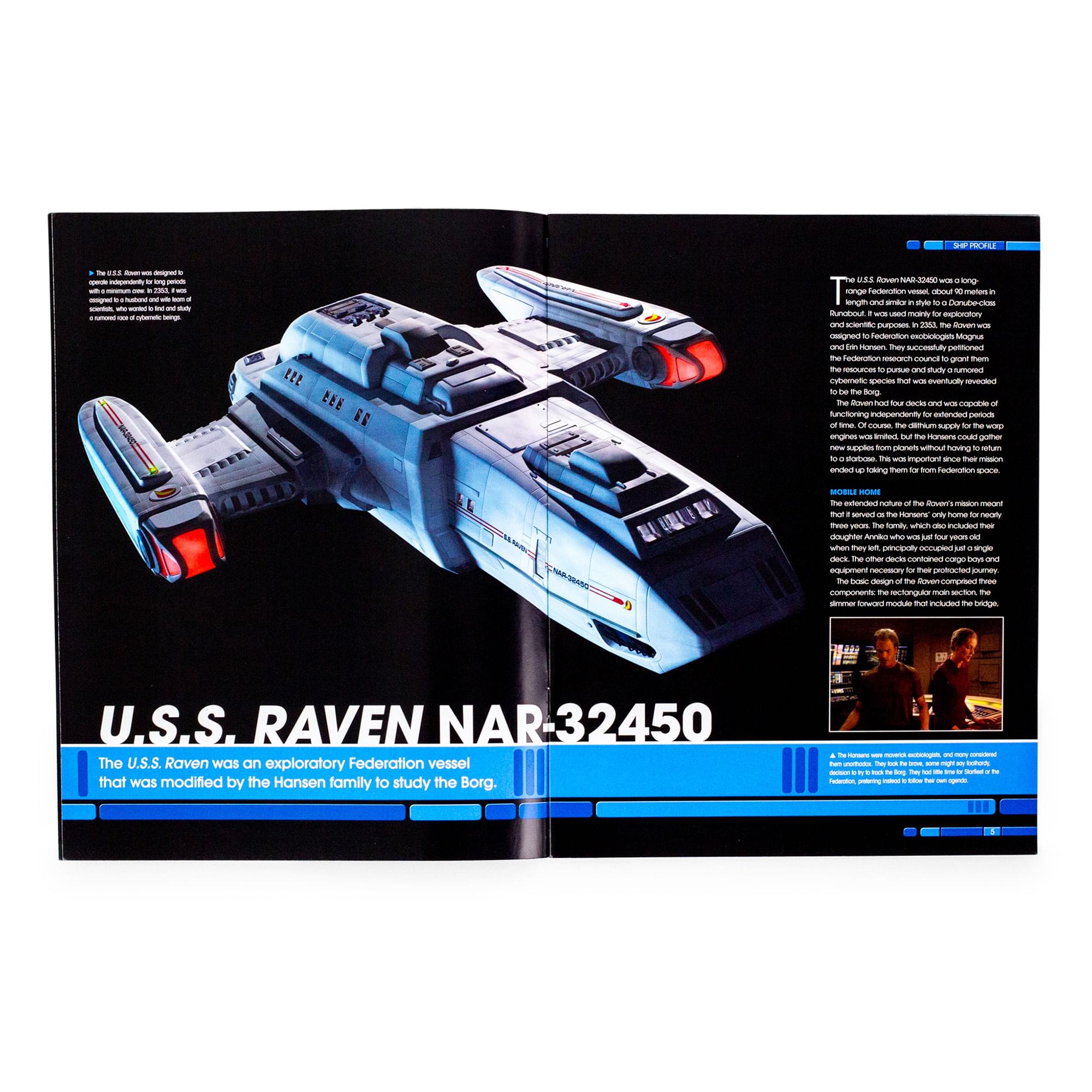 Eaglemoss Star Trek USS Raven NAR-32450 Magazine Issue #66: A Galactic Adventure Awaits!