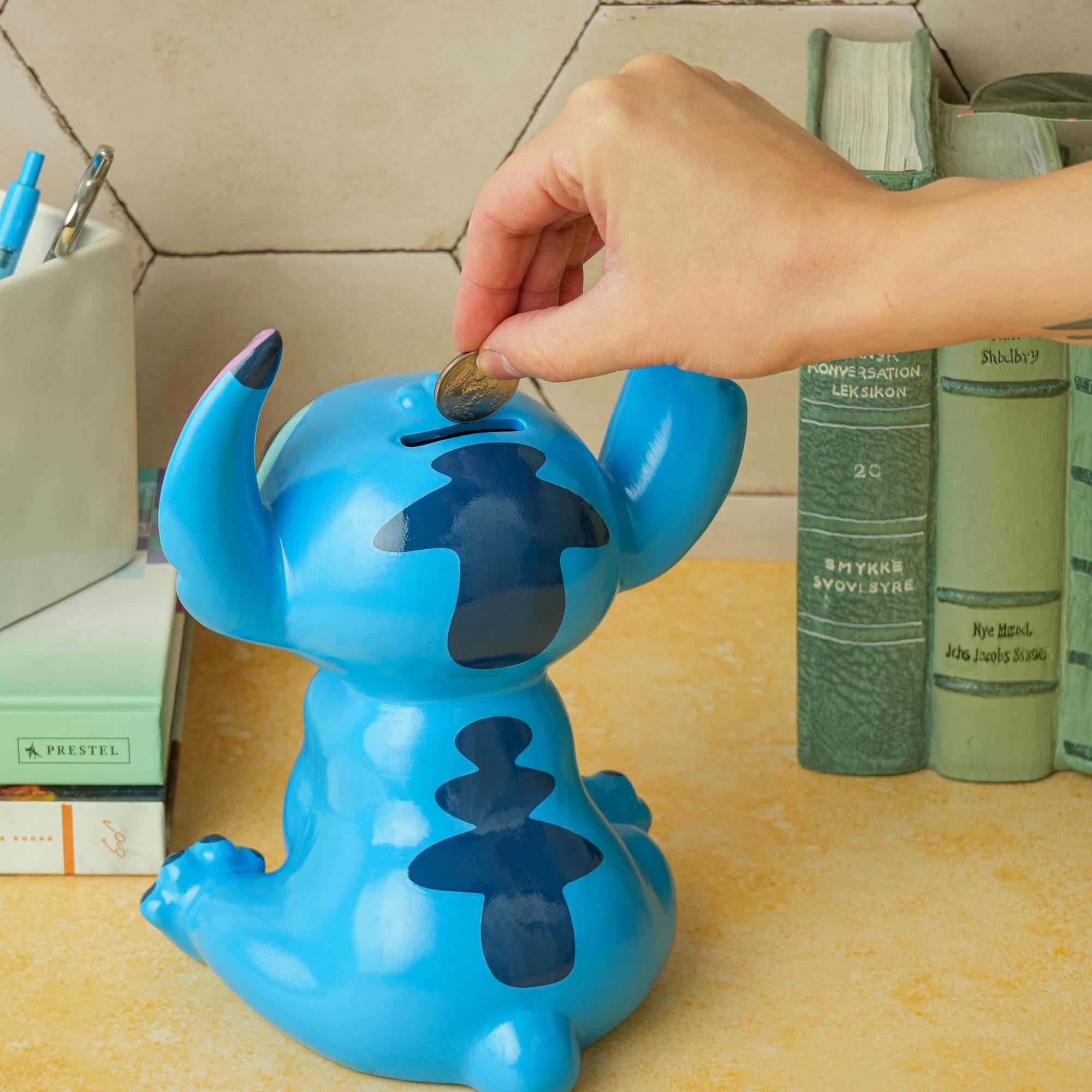 Enchanting Disney Lilo & Stitch 9-Inch Ceramic Collector Bank