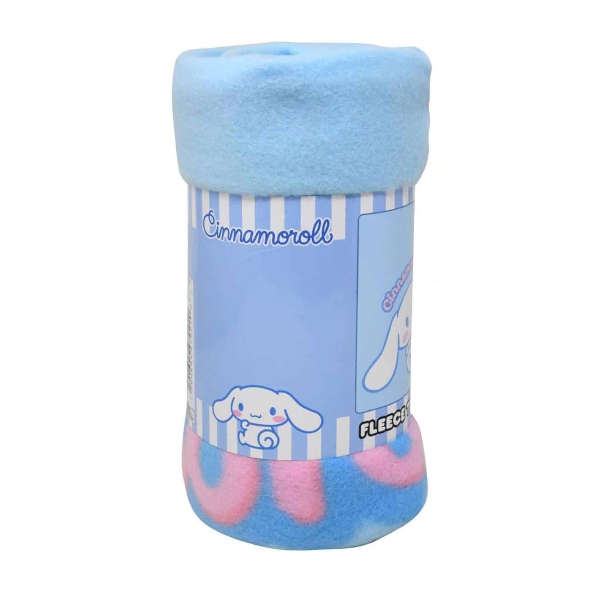 Cozy Up with Sanrio's Adorable Cinnamoroll Fleece Throw Blanket