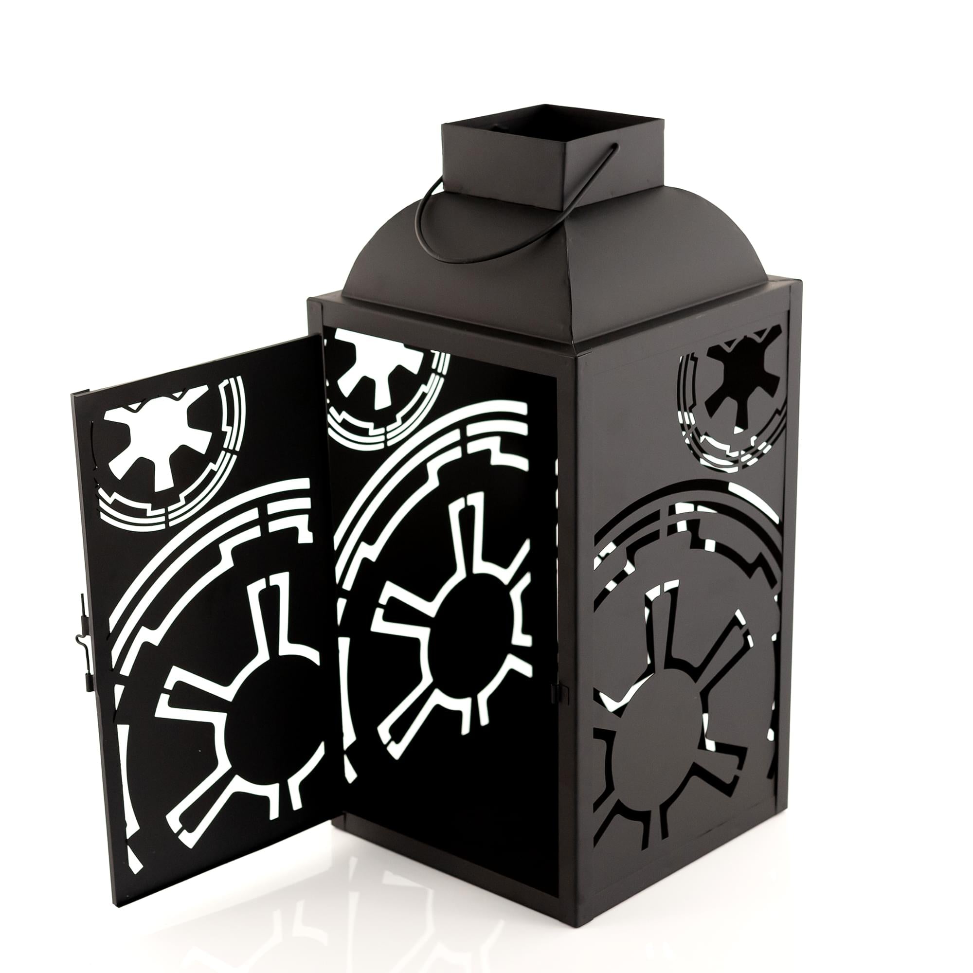 Star Wars Black Stamped Empire Imperial Symbol 14-Inch Lantern