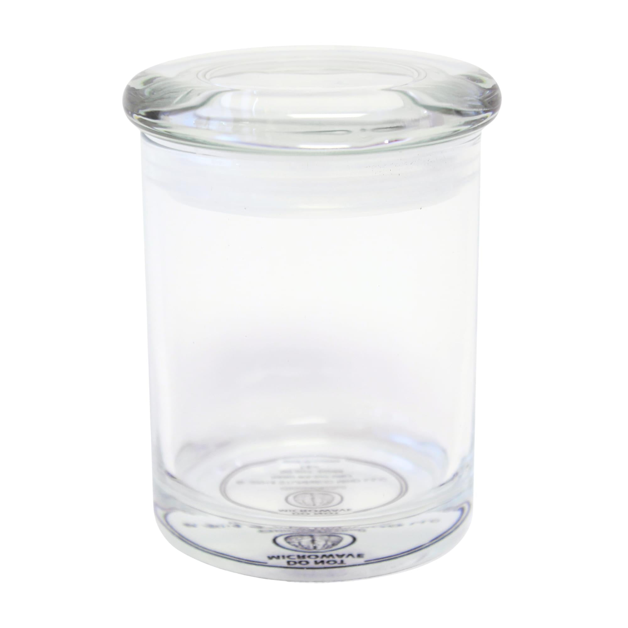 Airtight Clear Glass Jar 3oz Storage Container with Lid