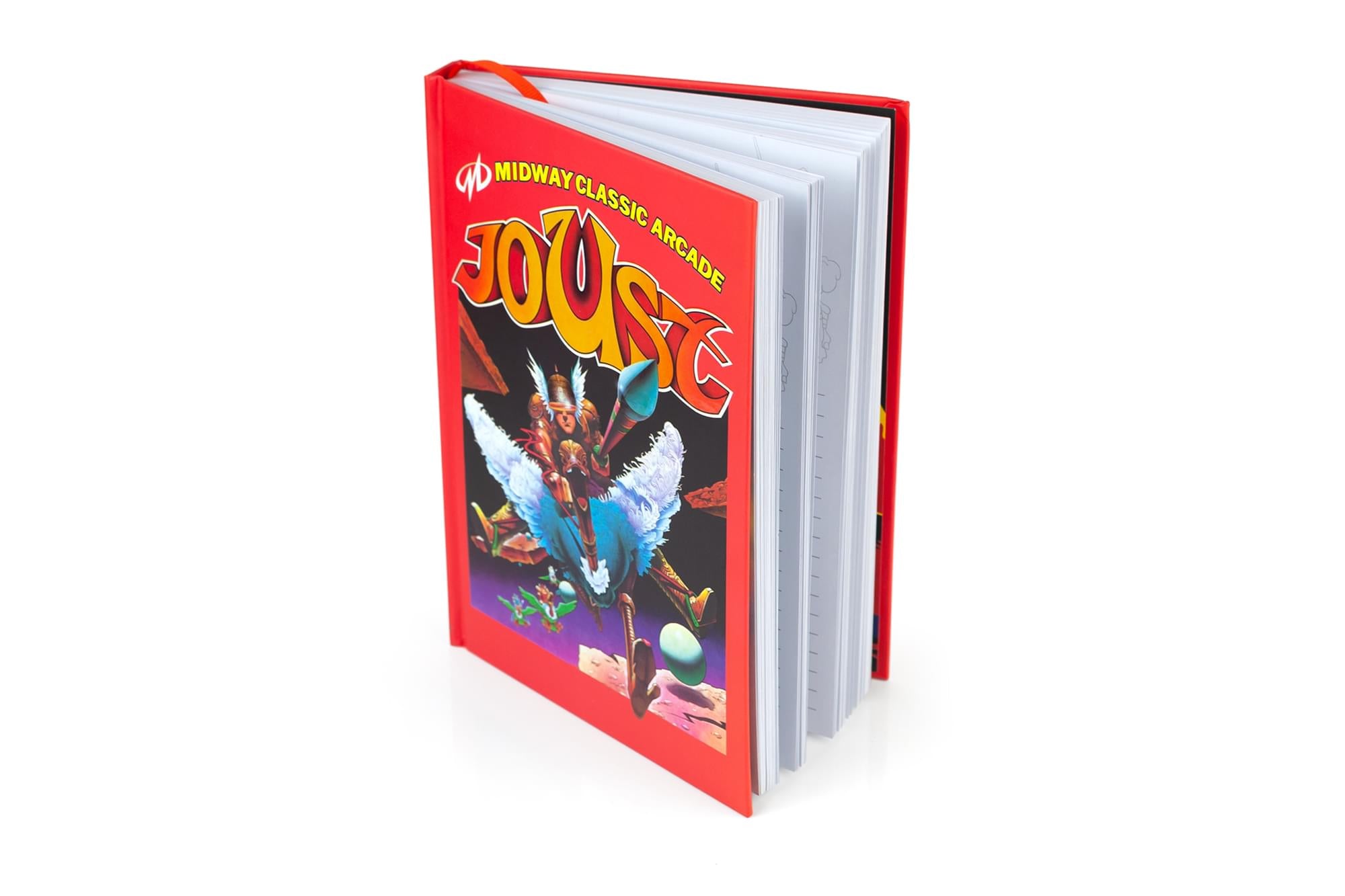 Midway Arcade's Joust Hardcover Ruled Journal with Ribbon Bookmark