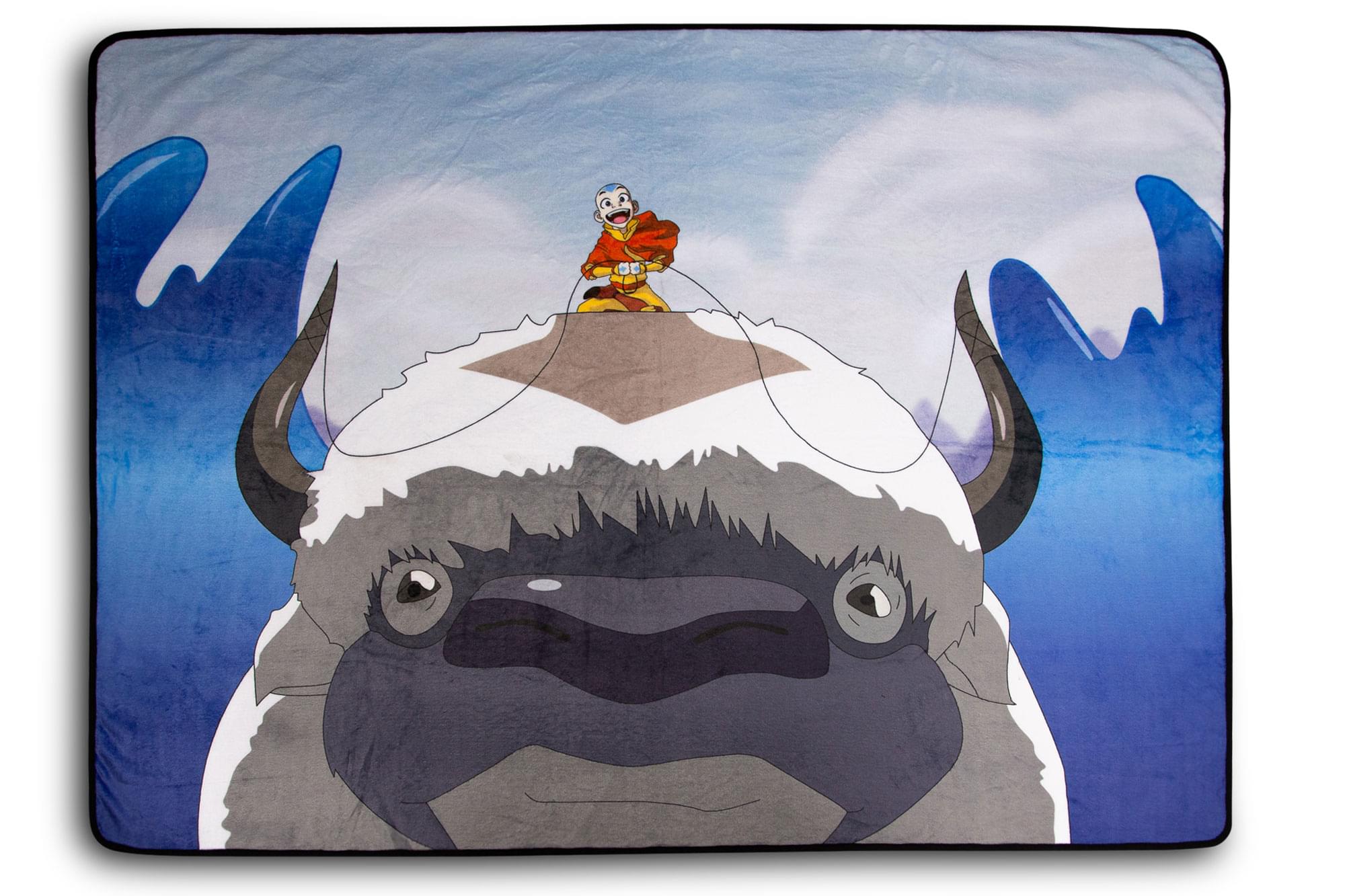 Avatar: The Last Airbender Aang & Appa Fleece Throw - 45x60 Inches