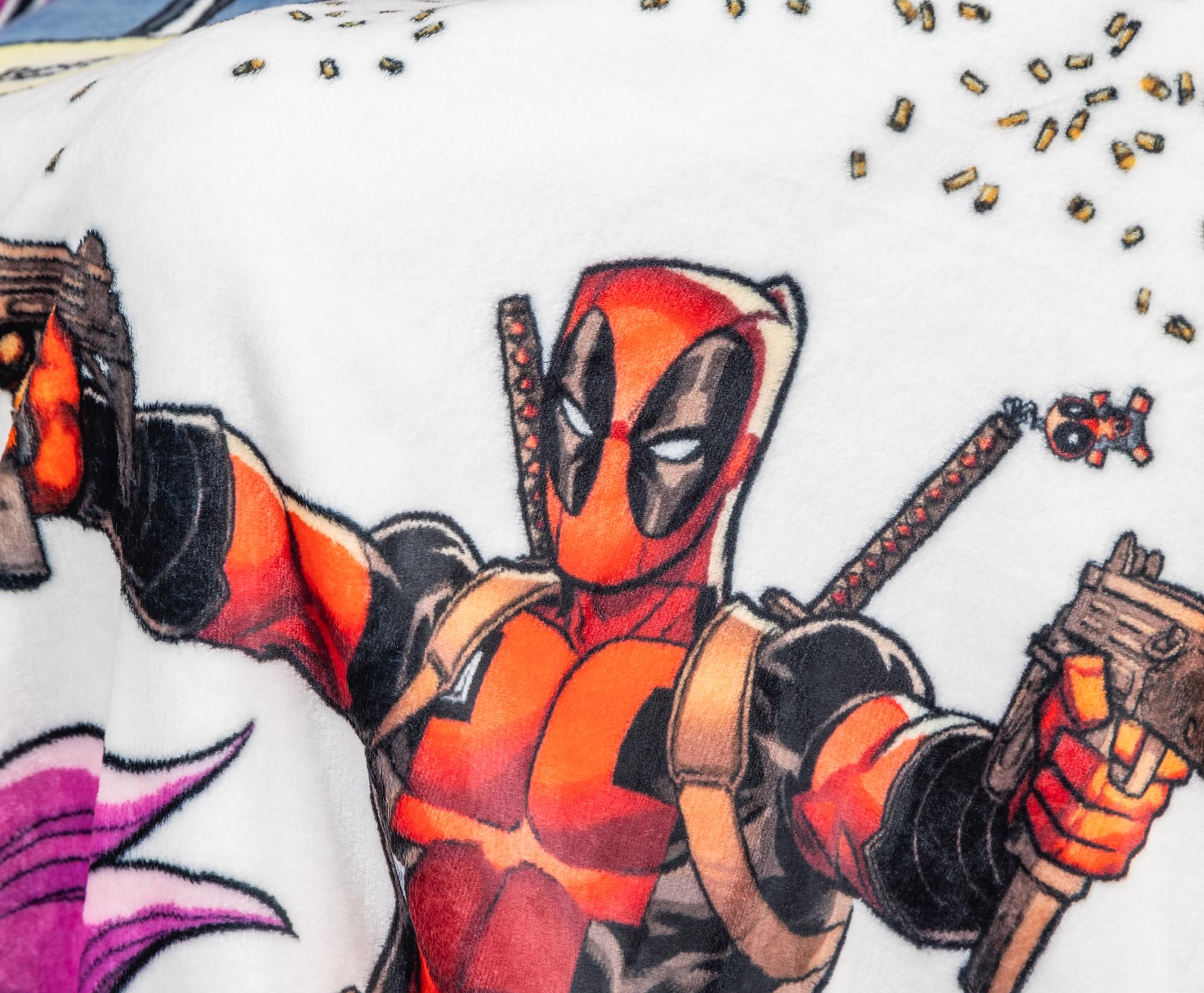 Deadpool Marvel Comics Best Fleece Ever Raschel Throw Blanket - 50 x 60 Inches