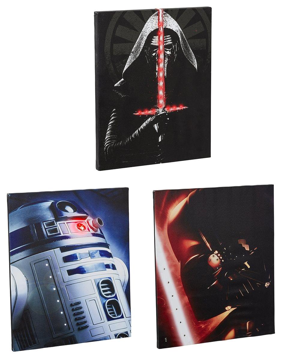 Epic Star Wars 3 - Piece Illuminated Canvas Wall Art Set