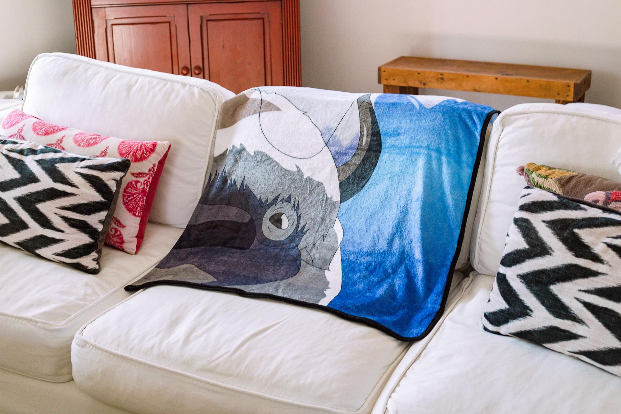 Avatar: The Last Airbender Aang & Appa Fleece Throw - 45x60 Inches