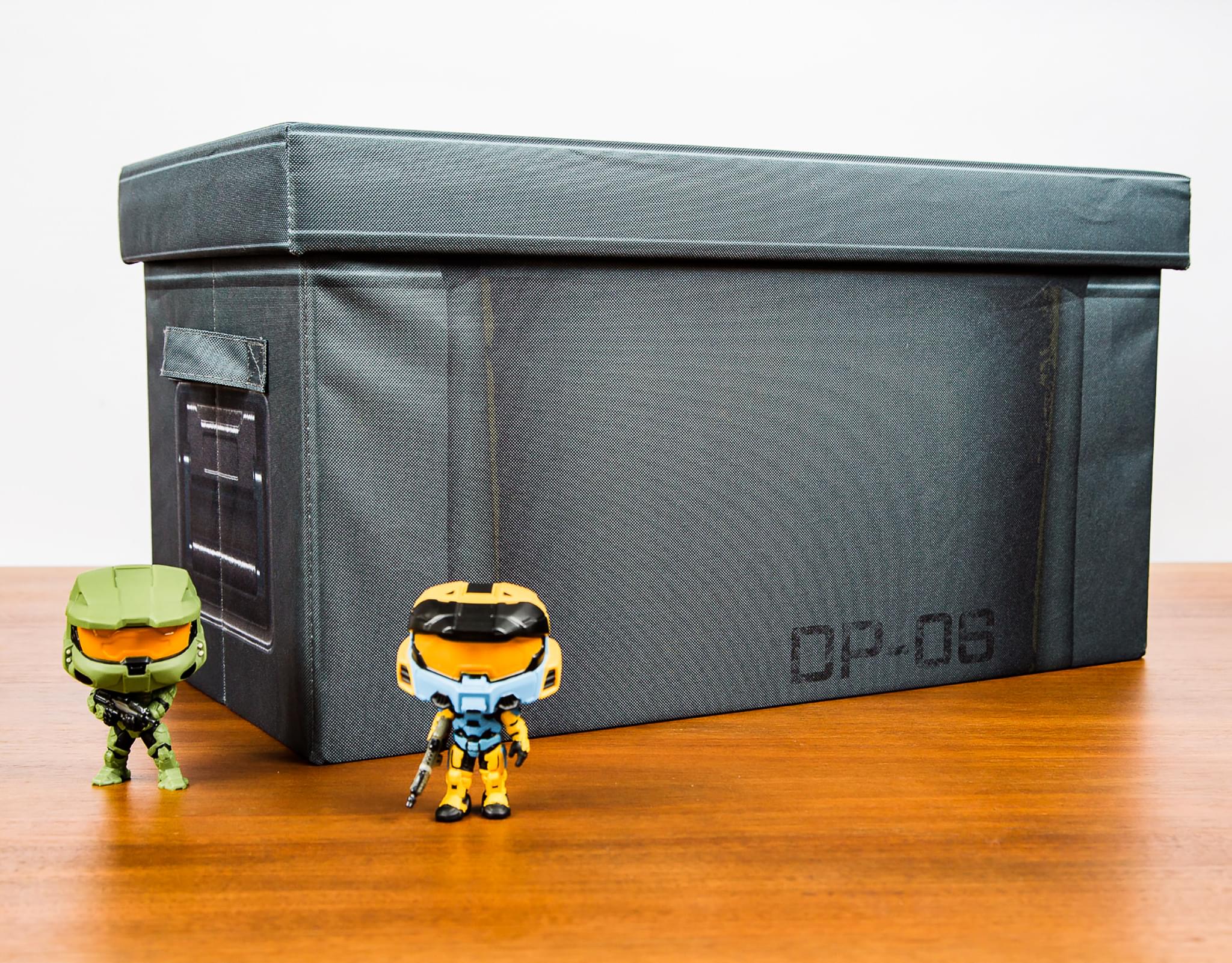 HALO UNSC Foldable Storage Bin - Keep Your Space Organized!
