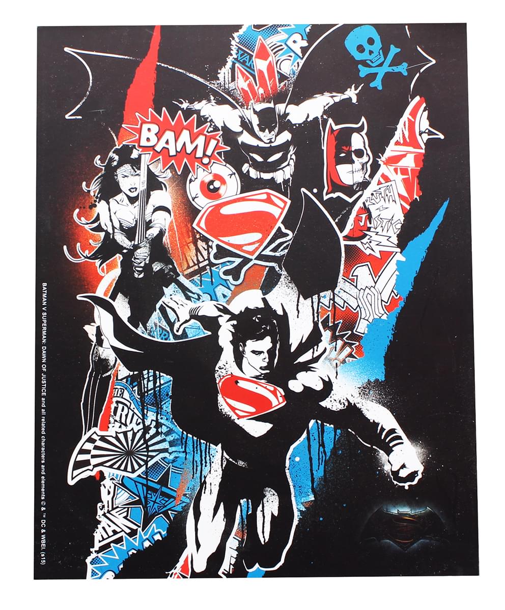 Epic Batman v Superman: Dawn of Justice Wall Plaque - 7.5 x 9.5 Inches