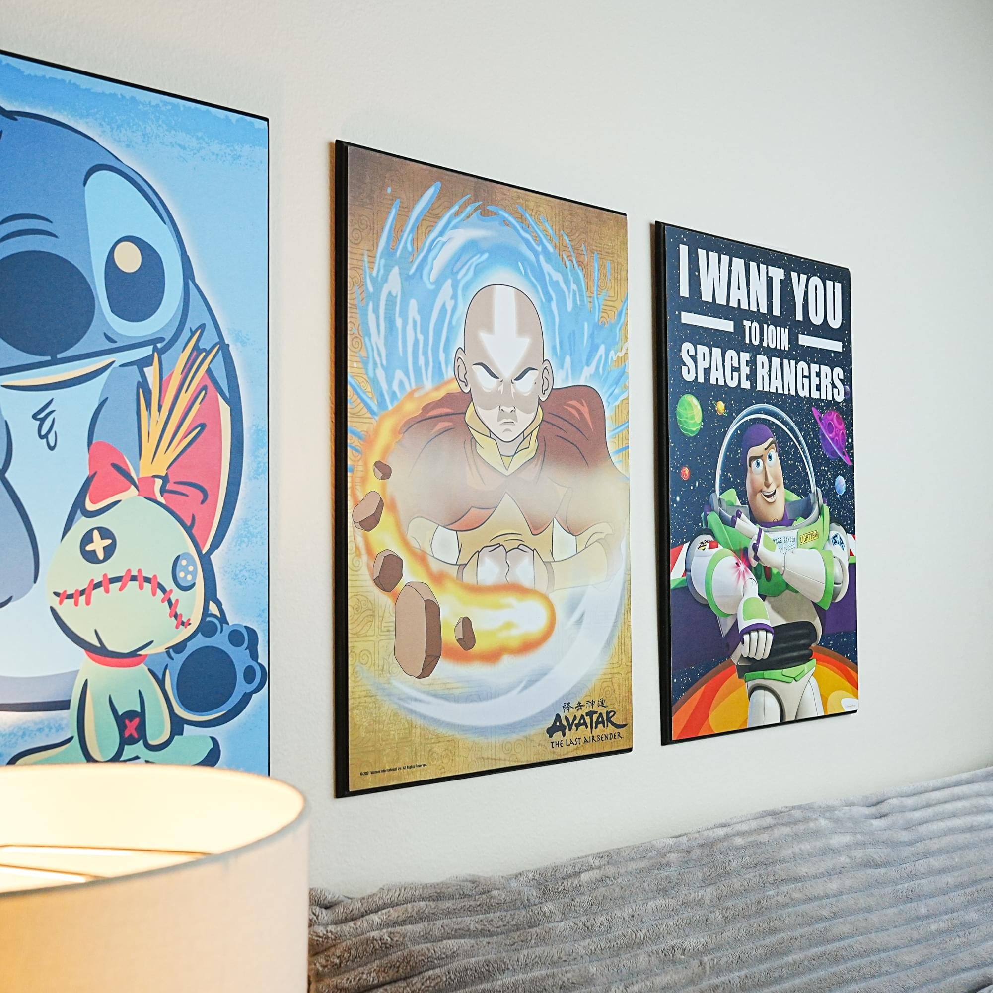 Epic Avatar: The Last Airbender Aang 13 x 19 Inch Wood Wall Art