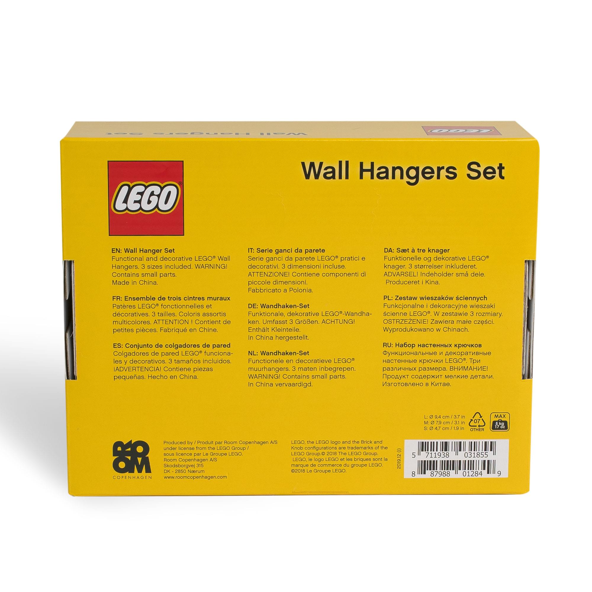 LEGO-Inspired Wall Hanger Set - Your Home's Fun and Functional Decor