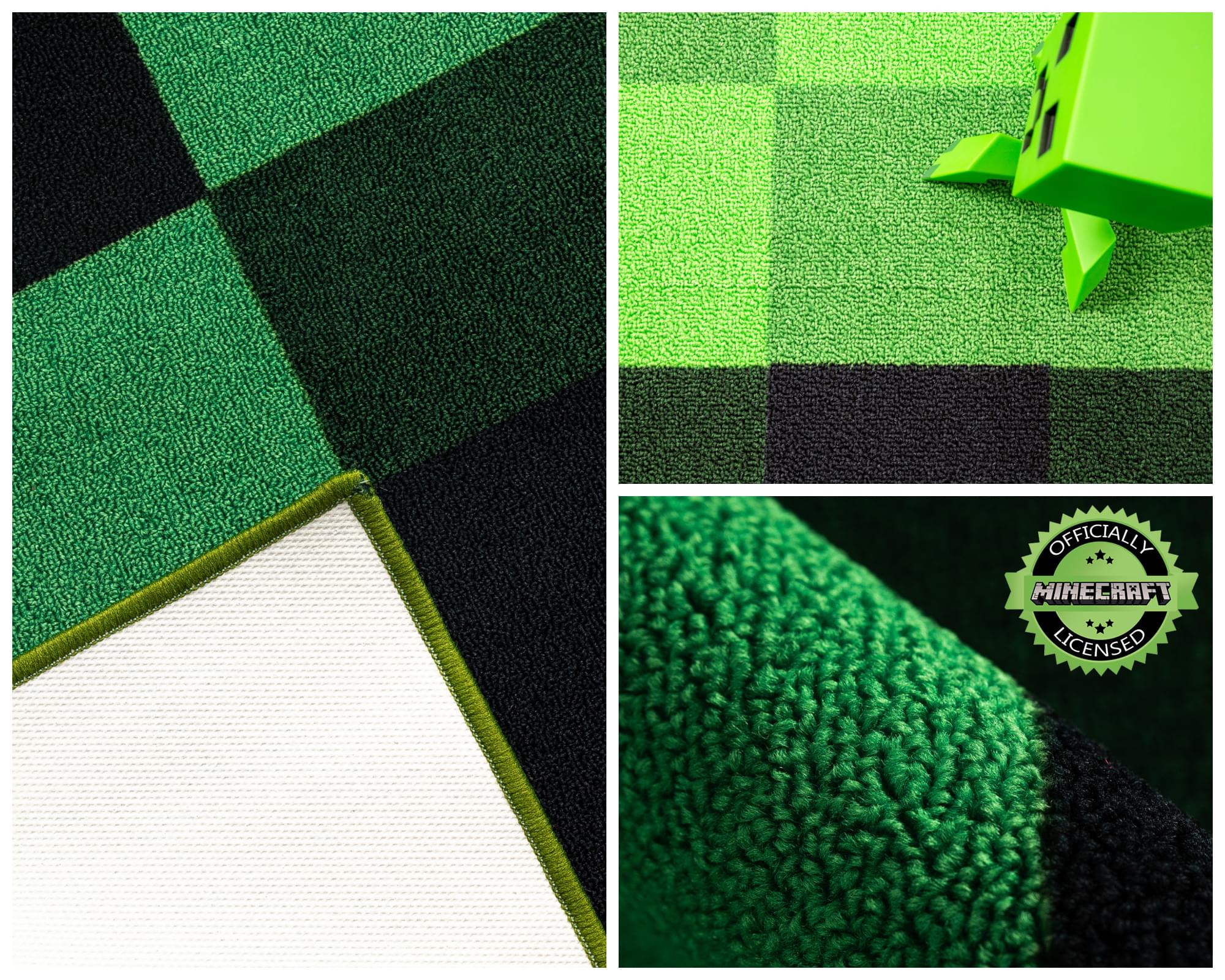 Epic Minecraft Green Creeper 52-Inch Square Area Rug