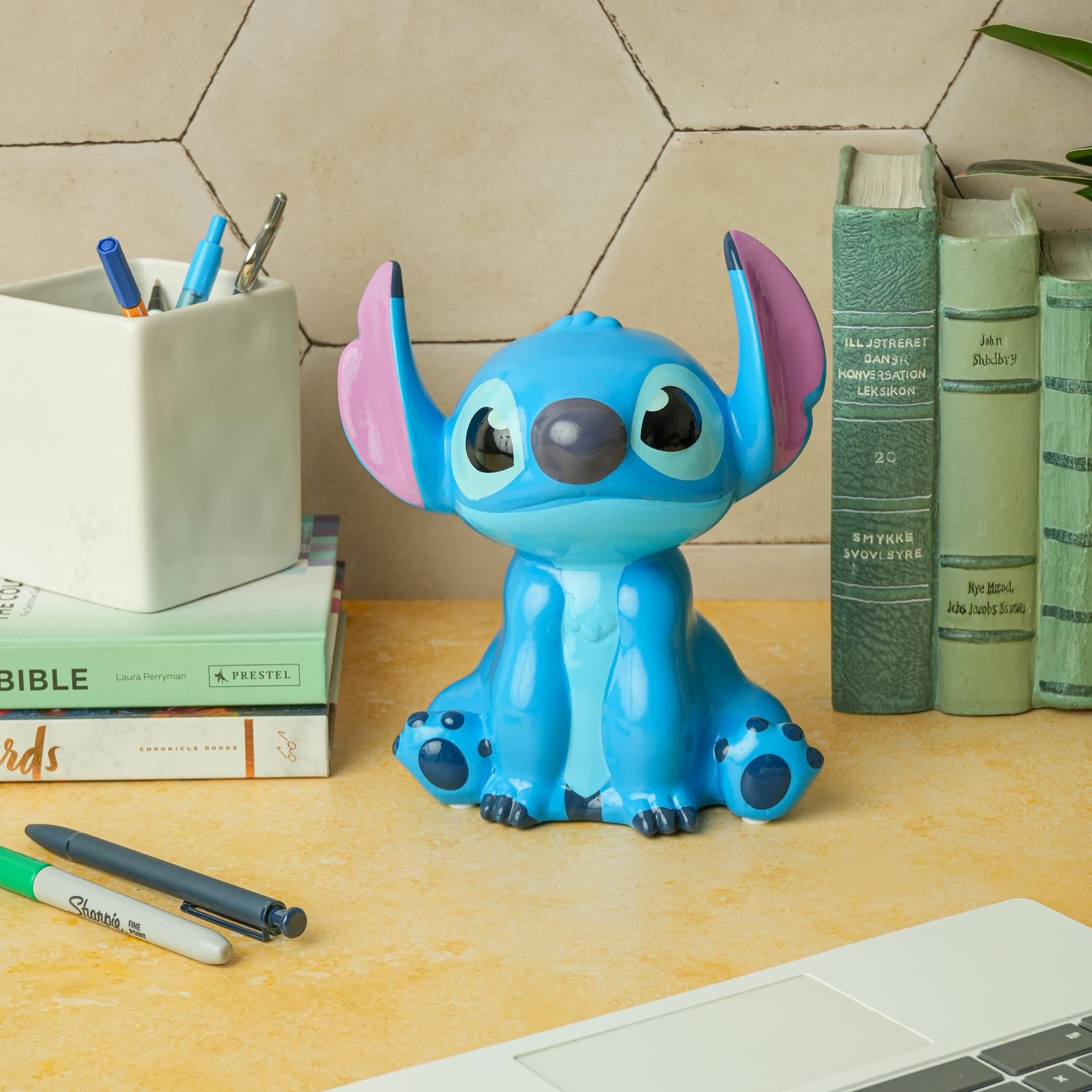 Enchanting Disney Lilo & Stitch 9-Inch Ceramic Collector Bank