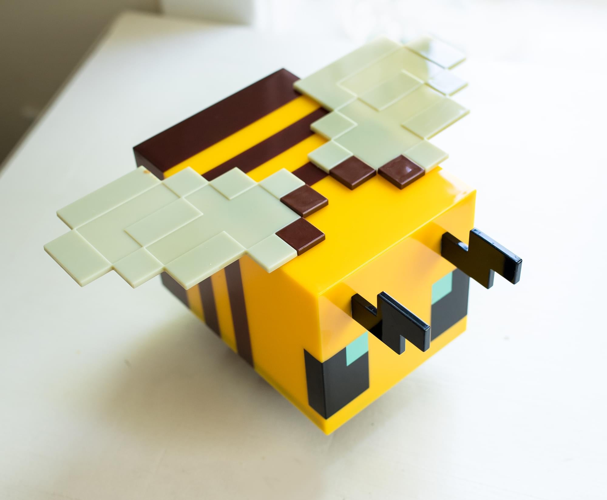 Minecraft 5-Inch Yellow Bee Figural Mood Light - Light Up Your World!