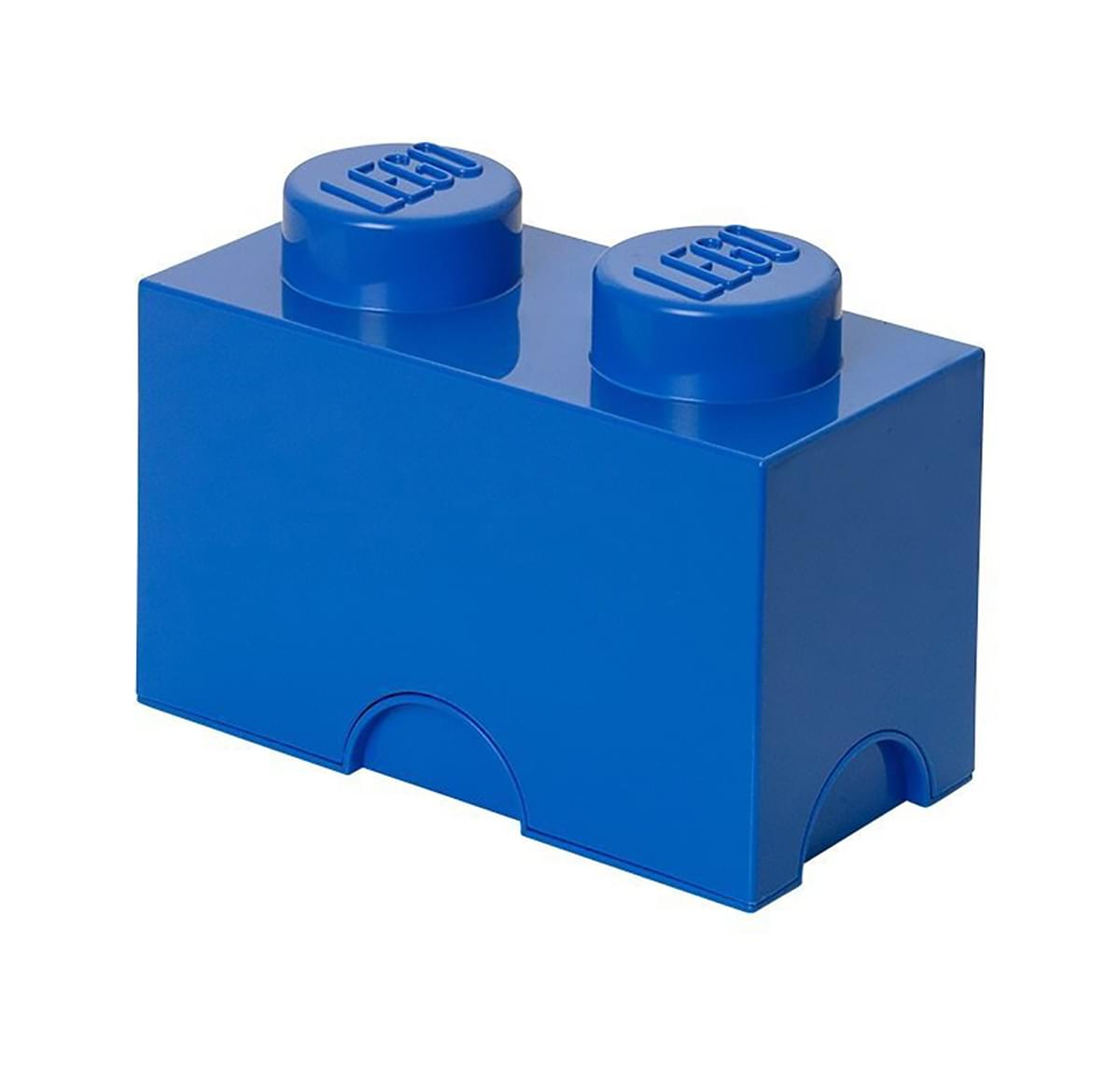 Fun & Organized LEGO-Inspired Storage Brick - Bright Blue