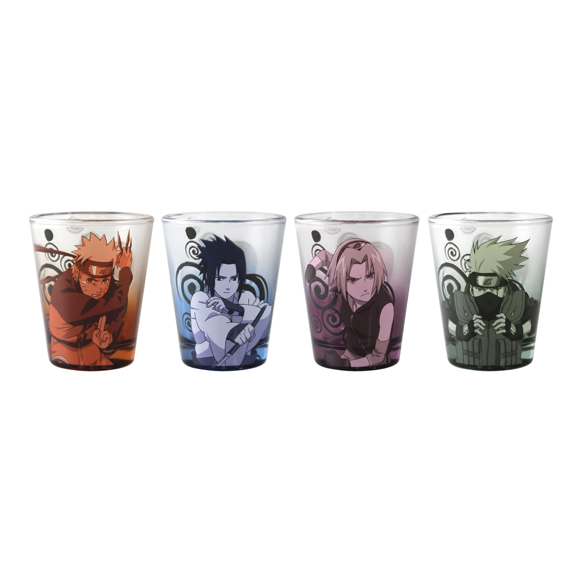Epic Naruto Shippuden 1.5oz Shot Glasses Set of 4