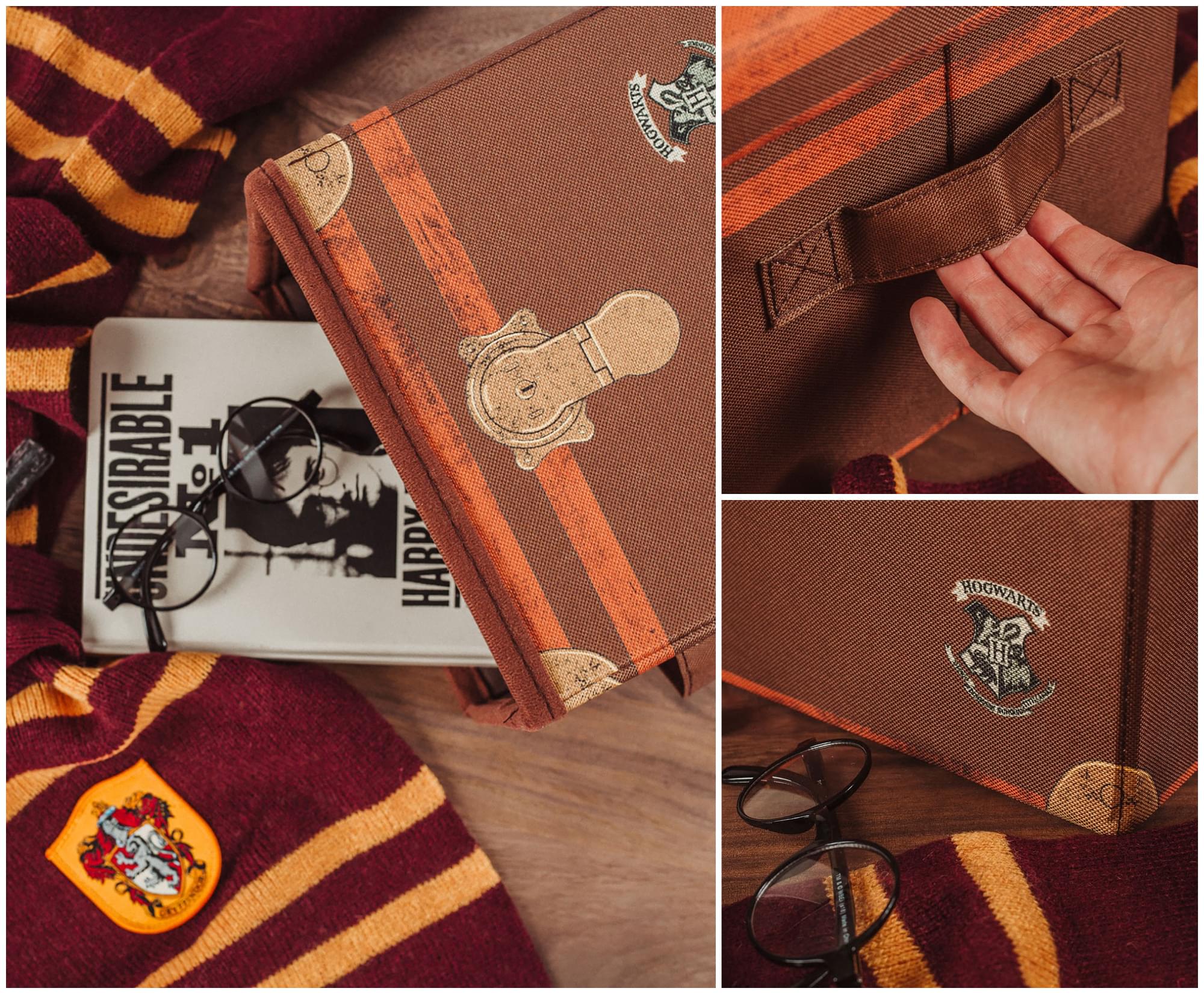 10-Inch Harry Potter Hogwarts Storage Bin with Lid