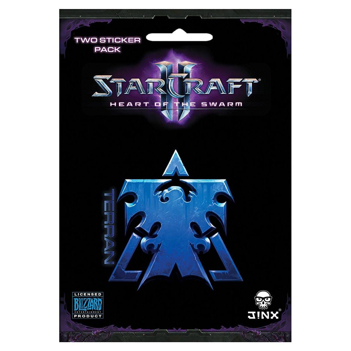 Epic StarCraft II: Heart of the Swarm Sticker Duo - Terran, Blue