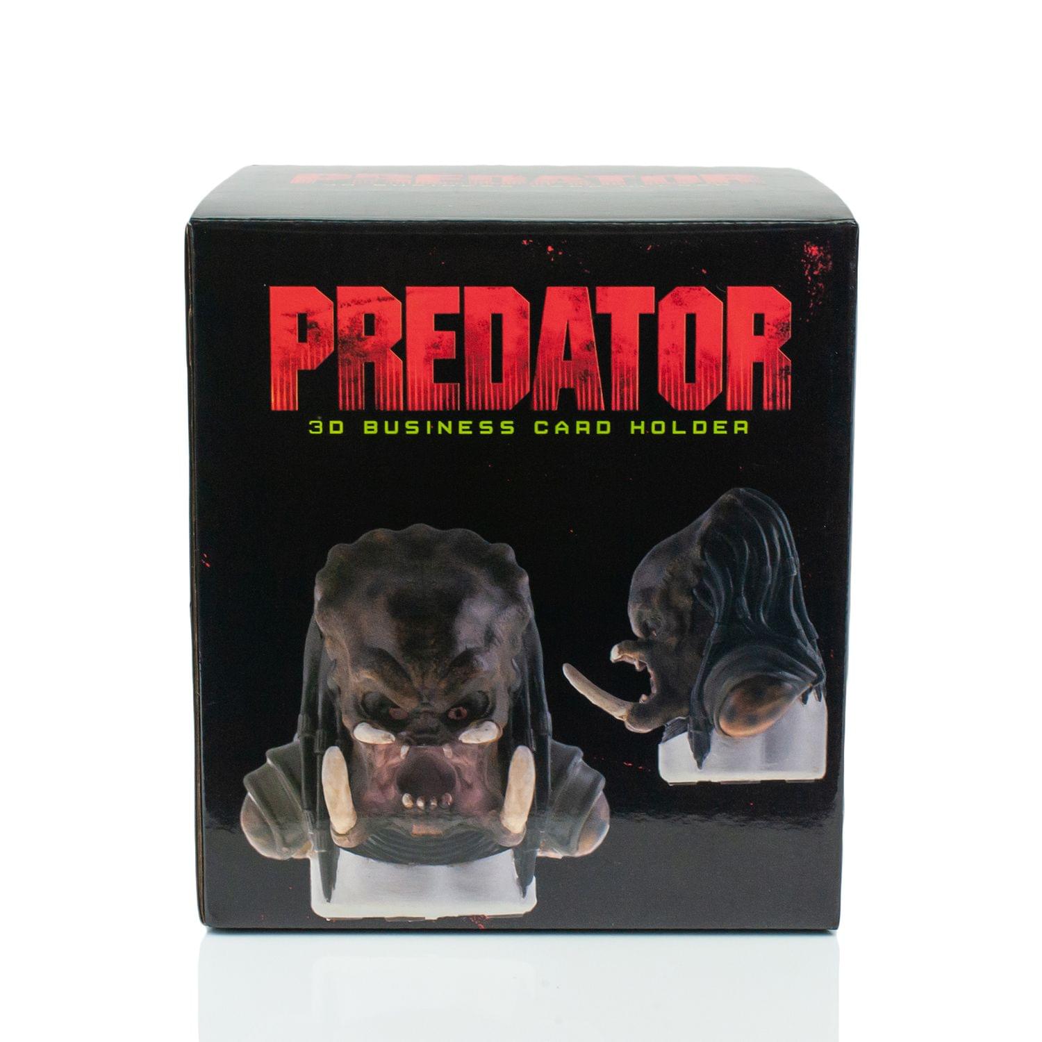 OFFICIAL Predator Business Card Holder - 4.5 Tall with Detailed 3D Predator Head