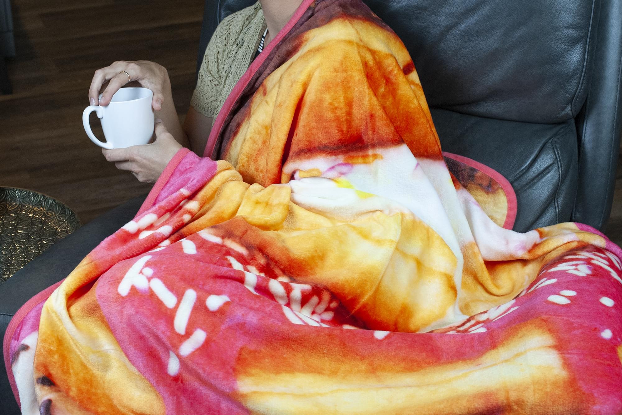 Yummy Donuts Fleece Throw Blanket - 60 x 45 Inches of Sweet Comfort