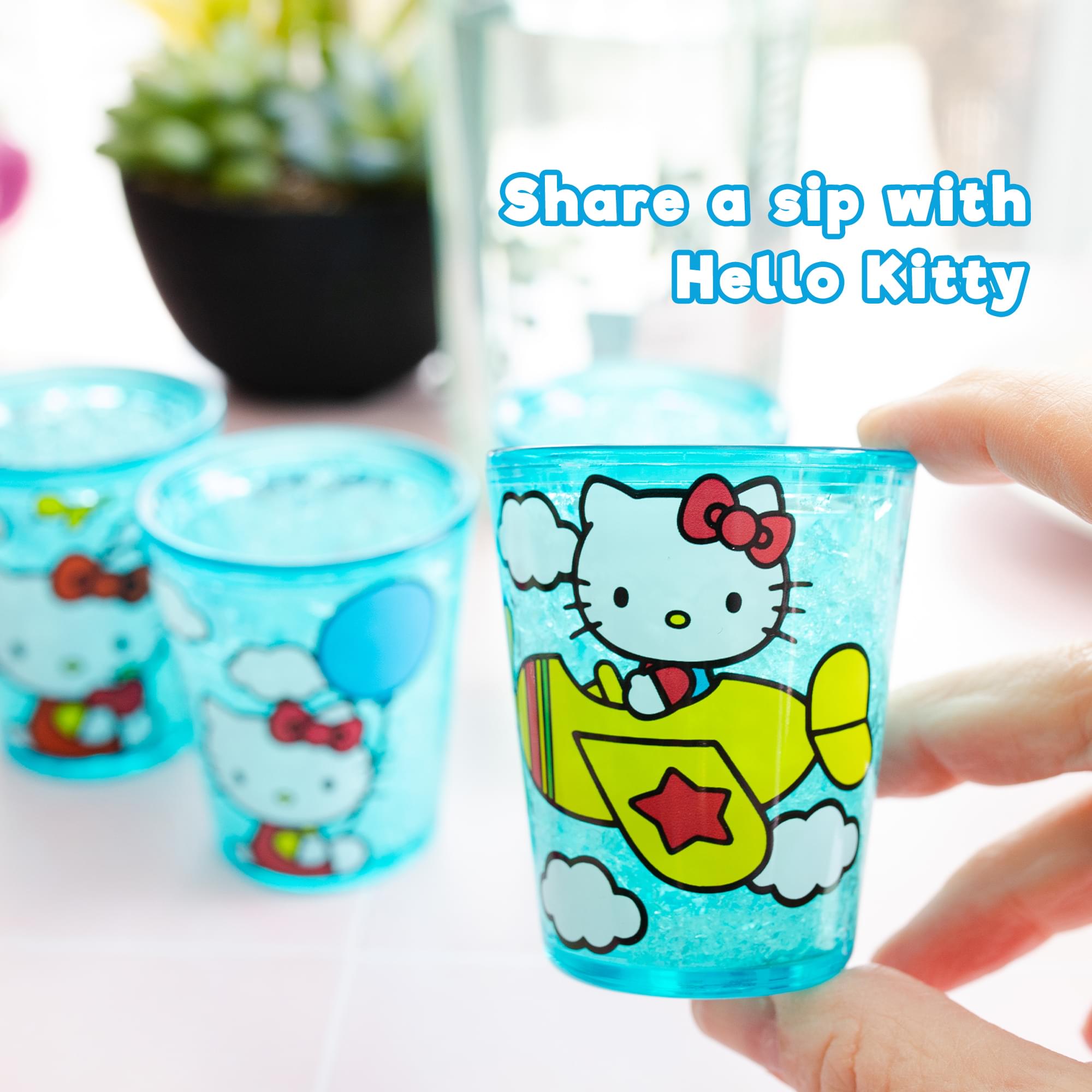 Sanrio Hello Kitty 4-Pack 2-Ounce Freeze Gel Mini Cups