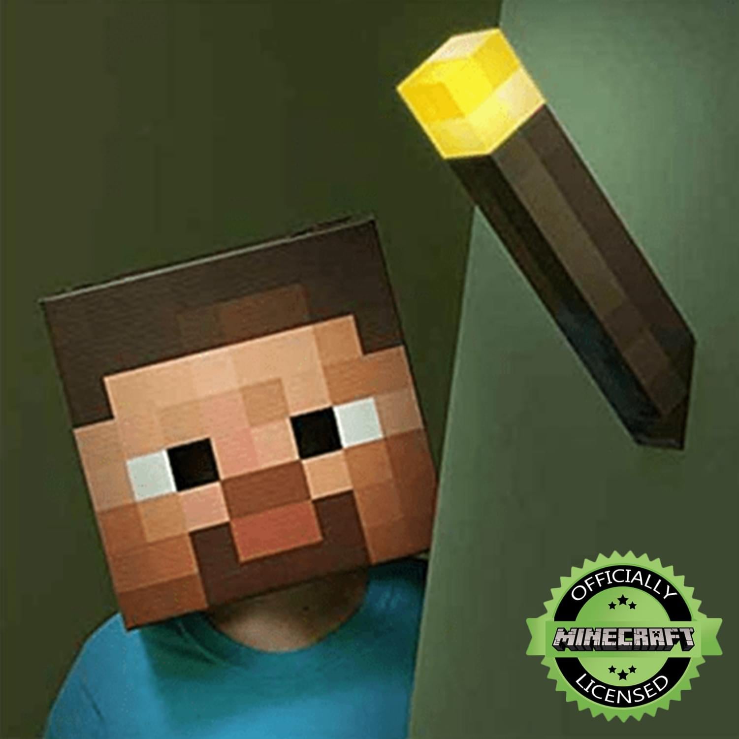 Illuminating Minecraft Torch: 12-Inch LED Night Lamp & Playtime Essential