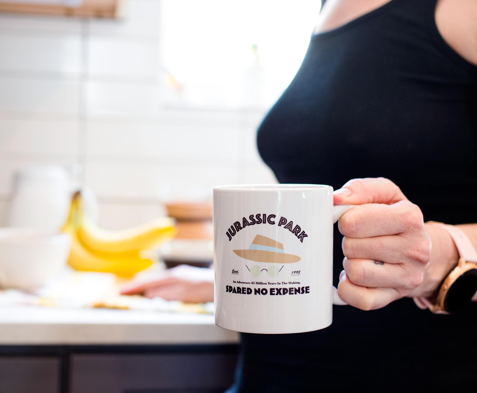 Unleash Your Inner Dino Enthusiast with the Jurassic Park Ceramic Mug