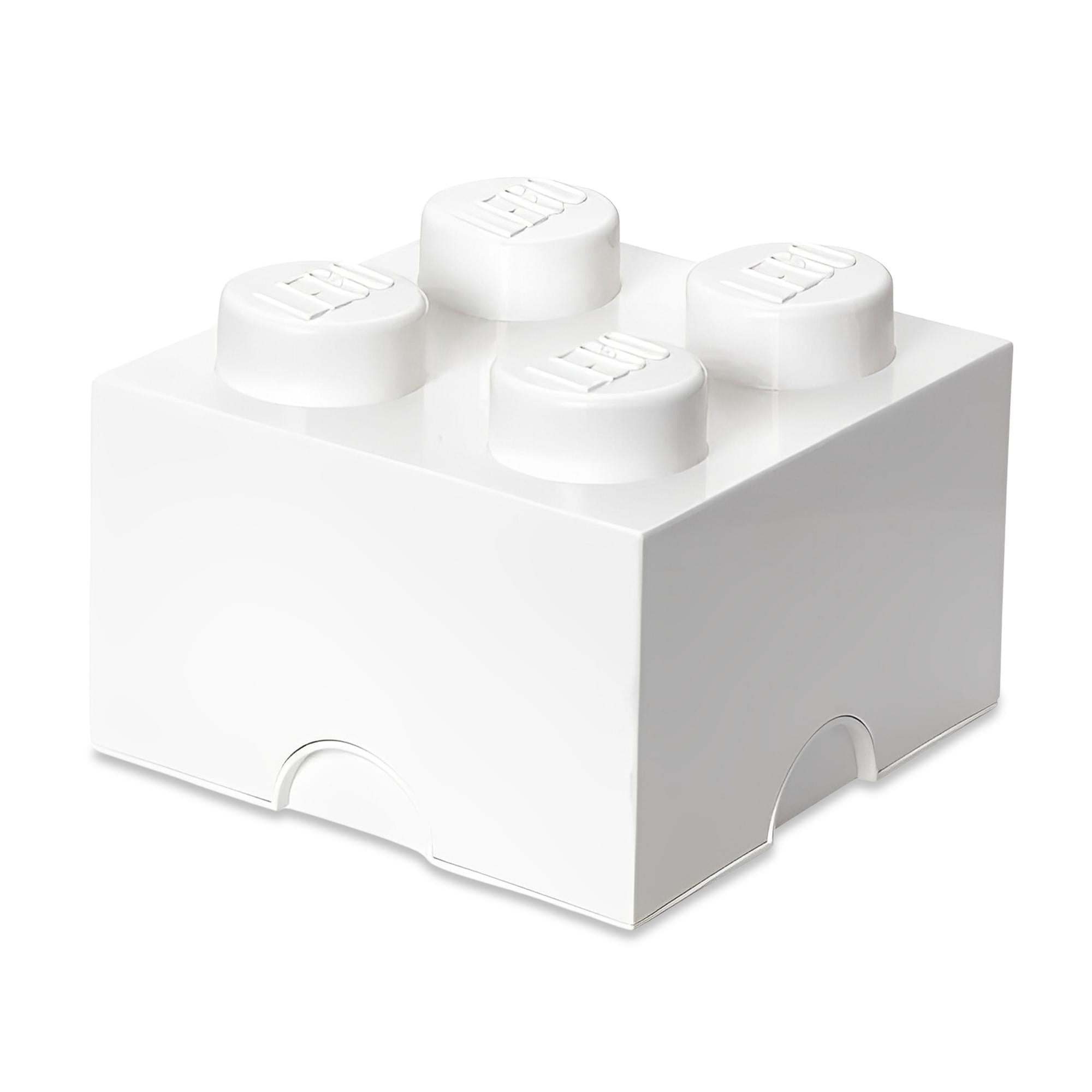 Fun & Organized LEGO - Style Storage Brick (White)
