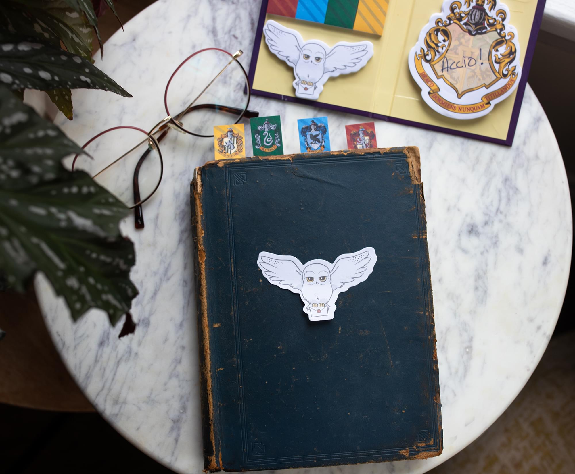 Harry Potter Hogwarts Crest Sticky Notes & Tabs Box Set - A Wizarding Organization Essential