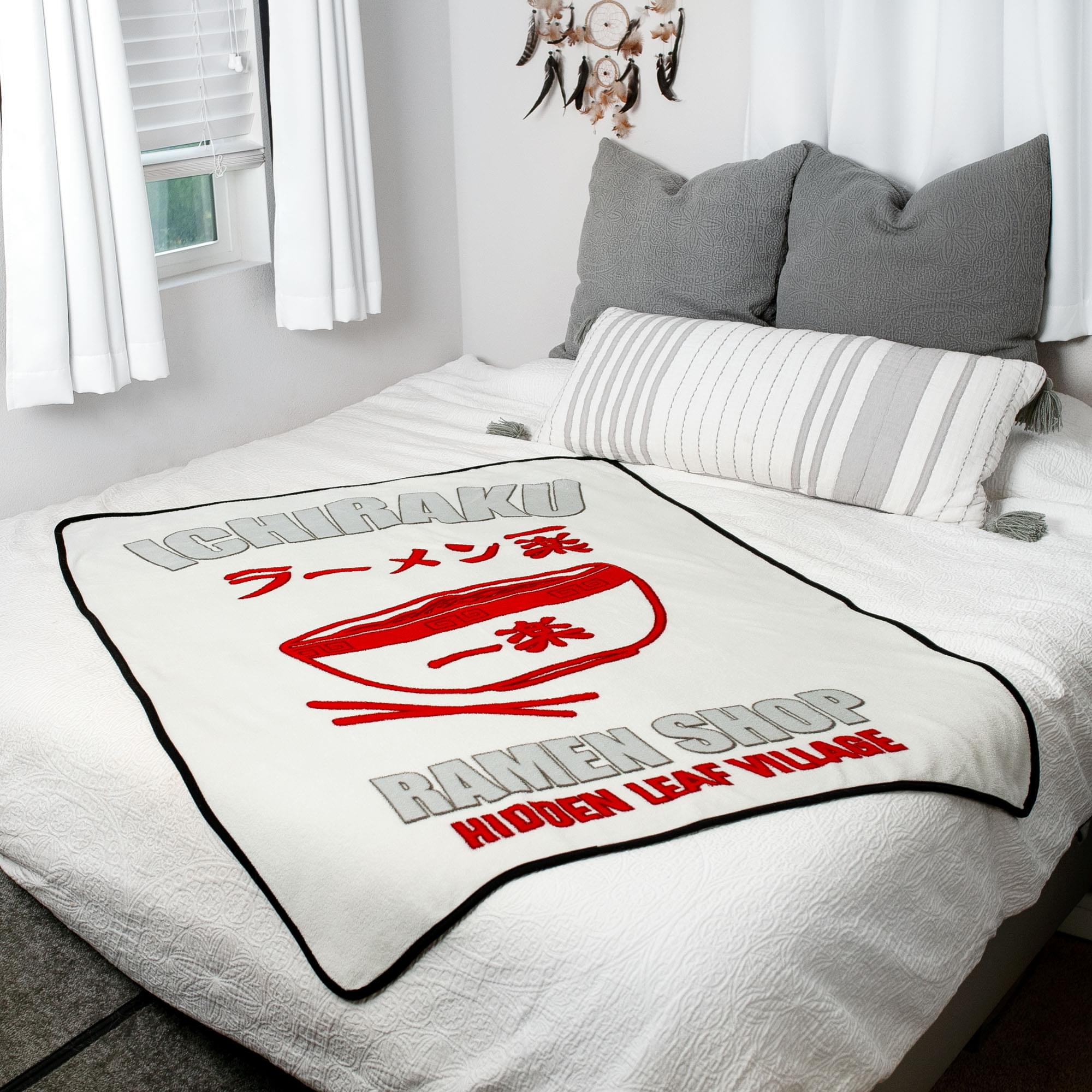 Naruto Ichiraku Ramen Cozy Fleece Throw Blanket - 45 x 60 Inches