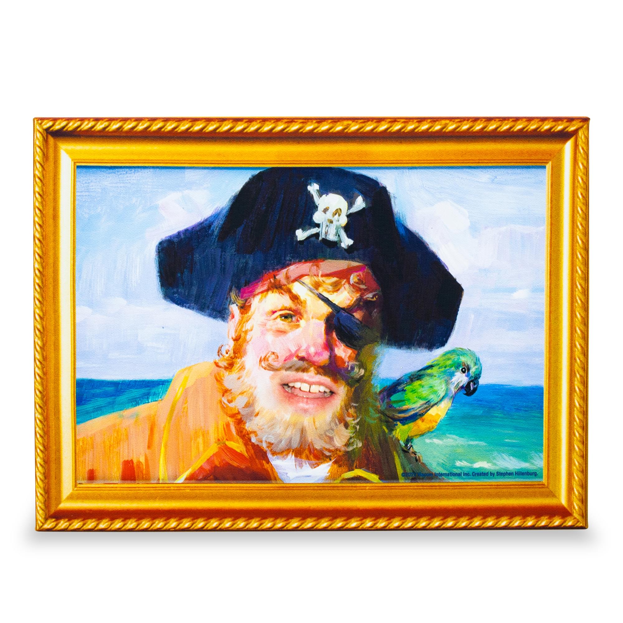 Captain Painty the Pirate SpongeBob SquarePants Wall Art - Dive into Adventure!